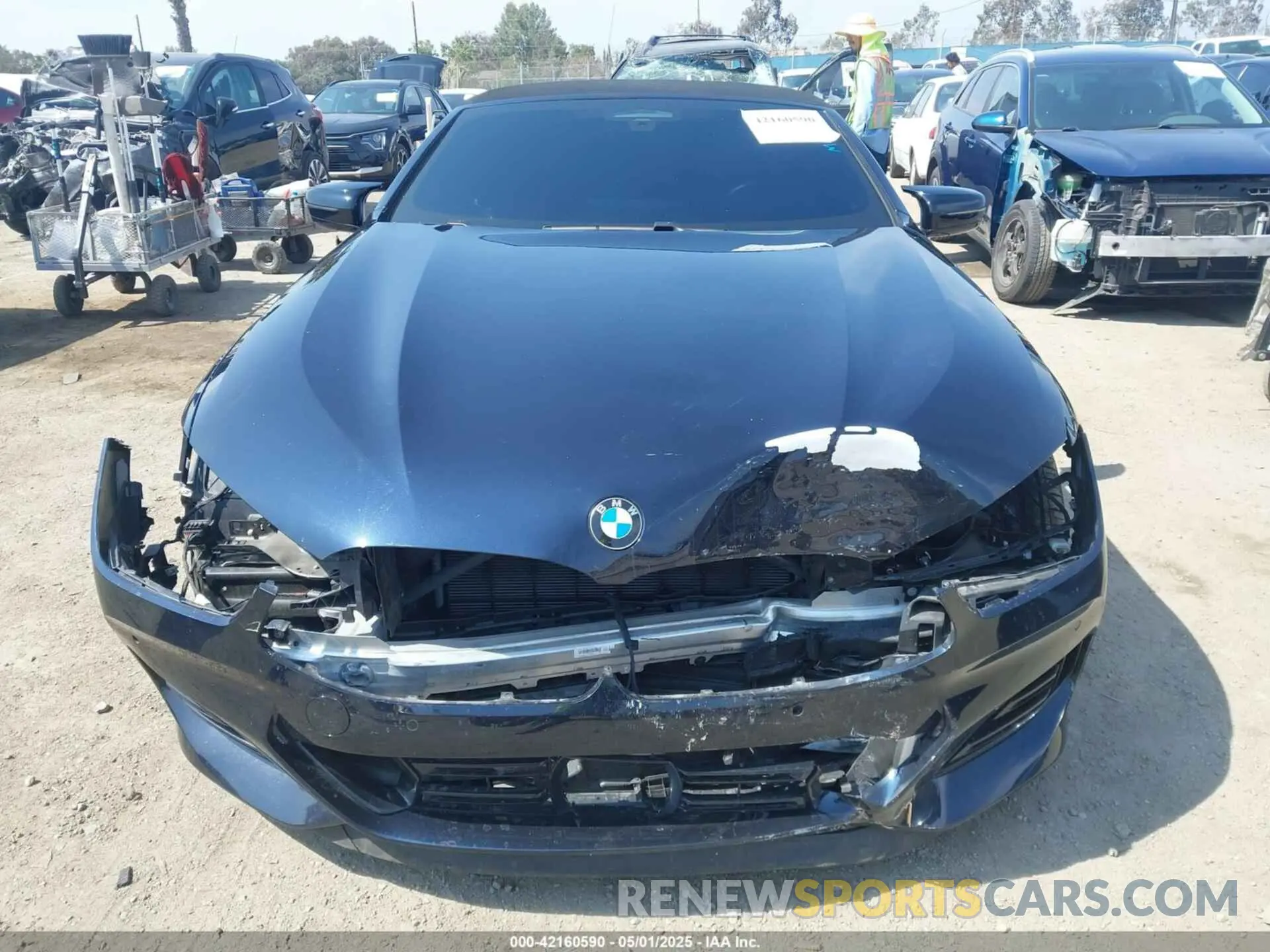 13 fotografías del automóvil dañado WBAFY4C07PCK10123 BMW M850I 2023