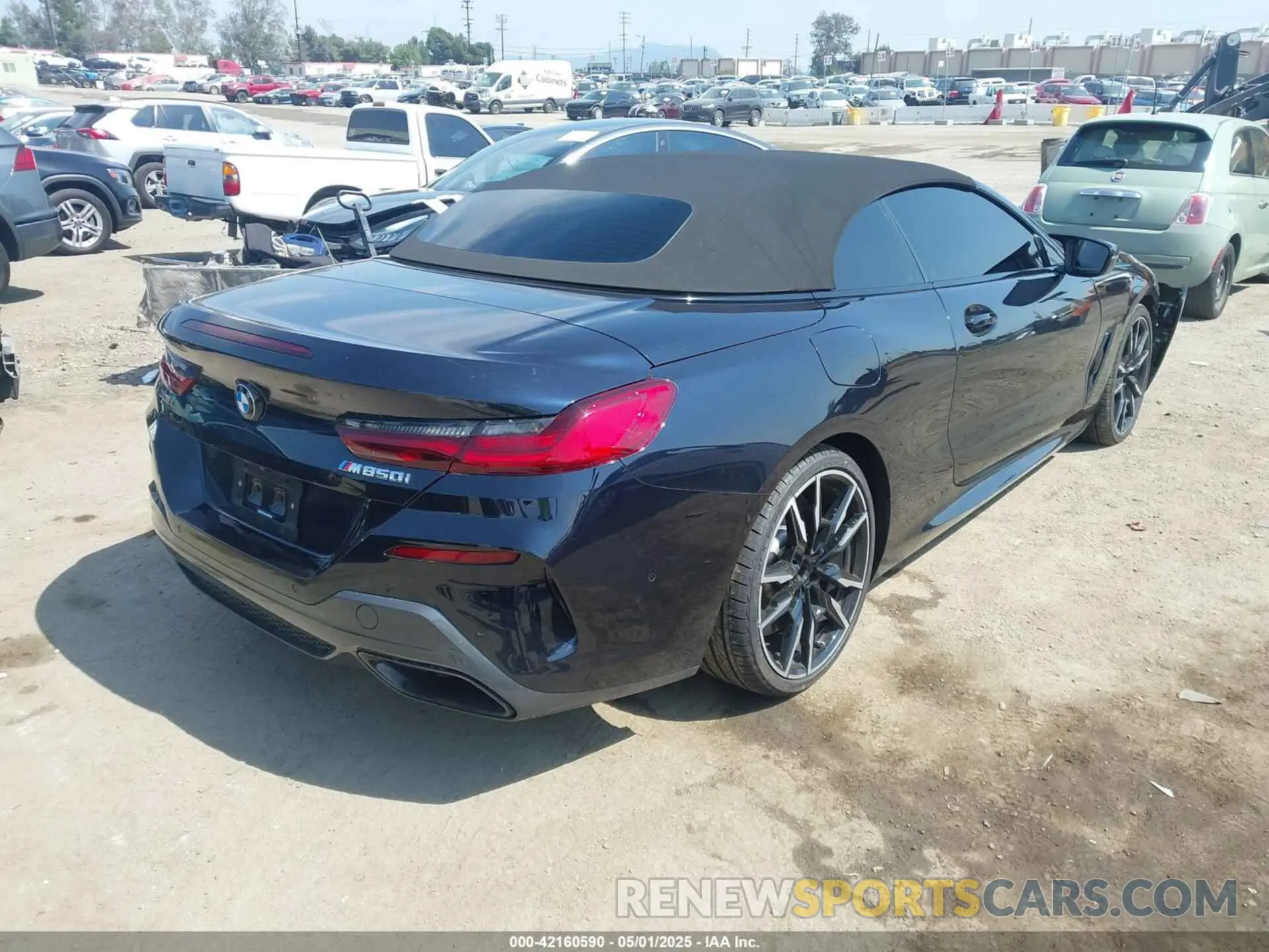 4 fotografías del automóvil dañado WBAFY4C07PCK10123 BMW M850I 2023
