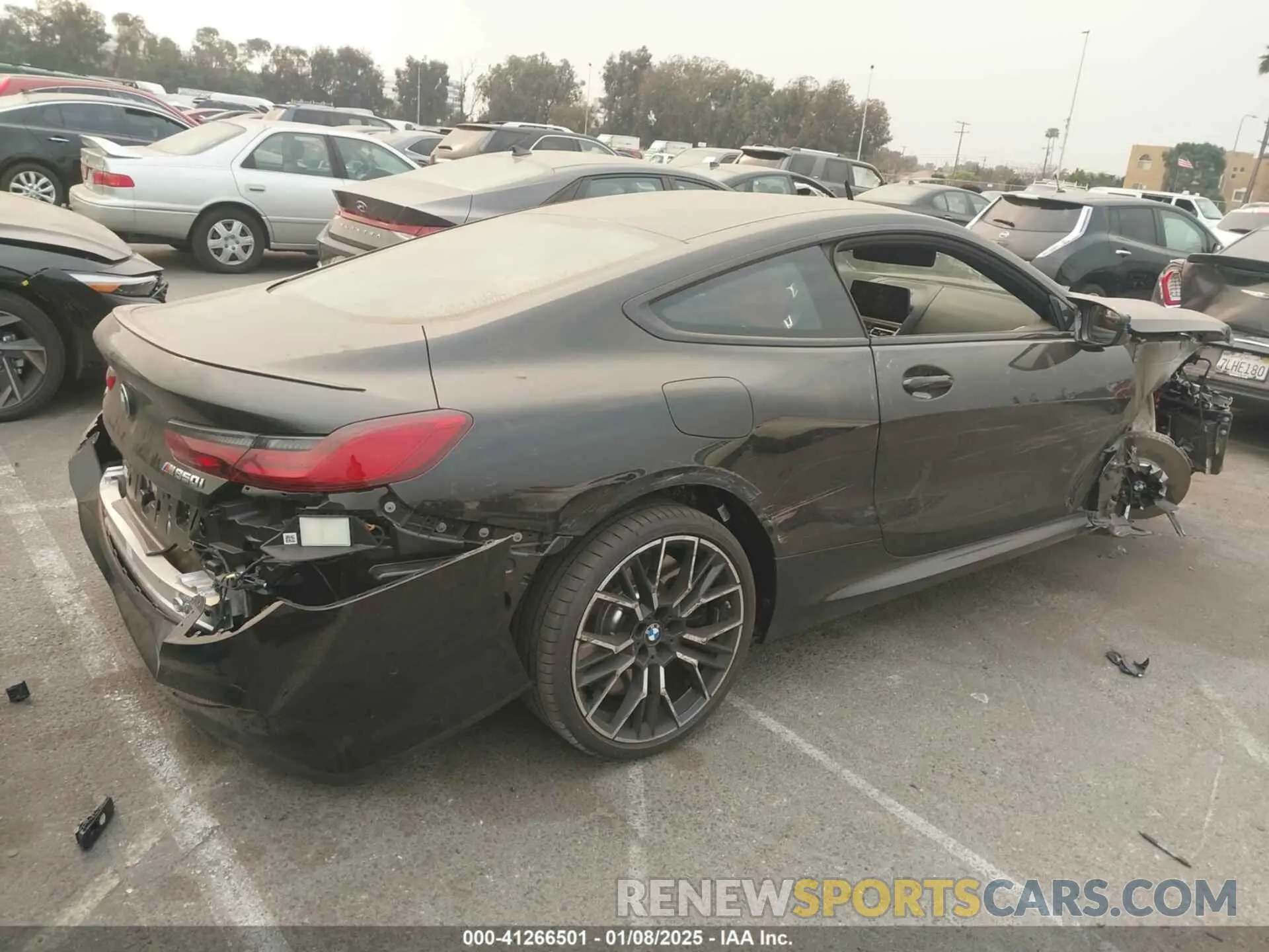 4 fotografías del automóvil dañado WBABC4C01RCR35247 BMW M850I 2024