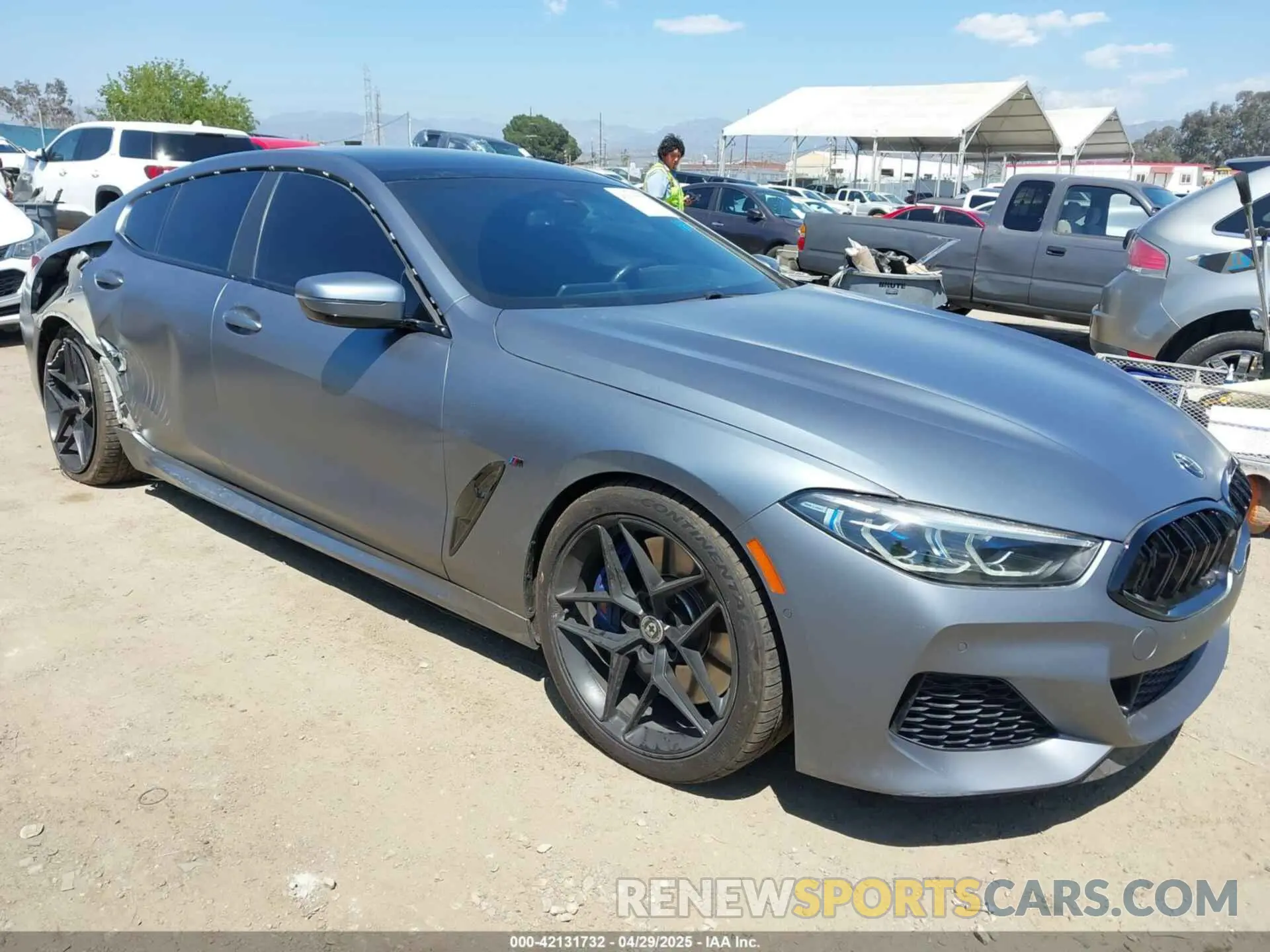 1 fotografías del automóvil dañado WBAGV8C02LCD45348 BMW M850I GTAN COUPE 2020