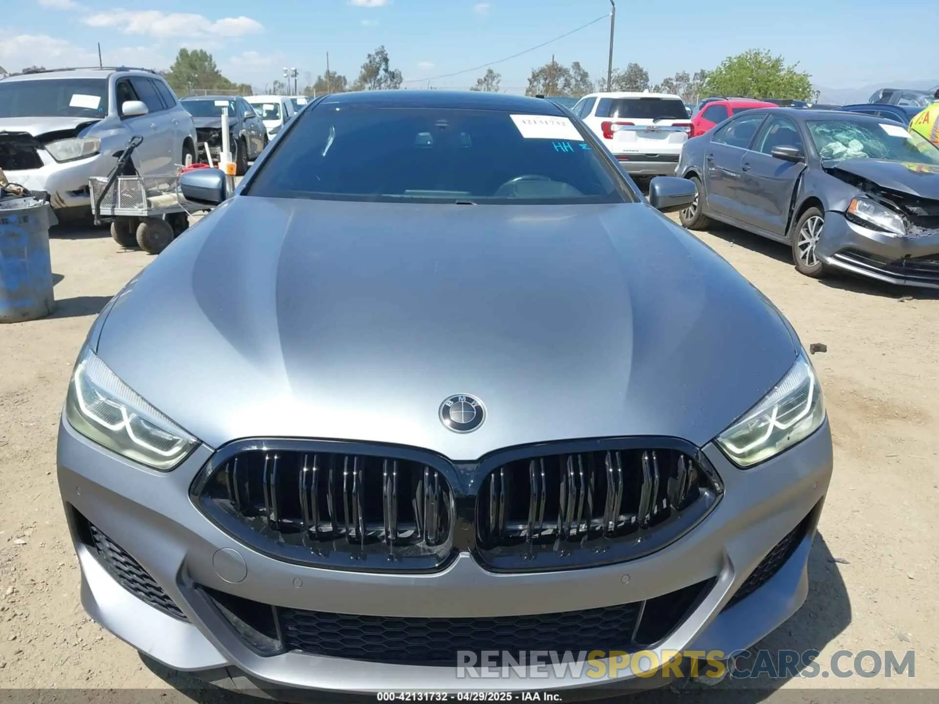 13 fotografías del automóvil dañado WBAGV8C02LCD45348 BMW M850I GTAN COUPE 2020