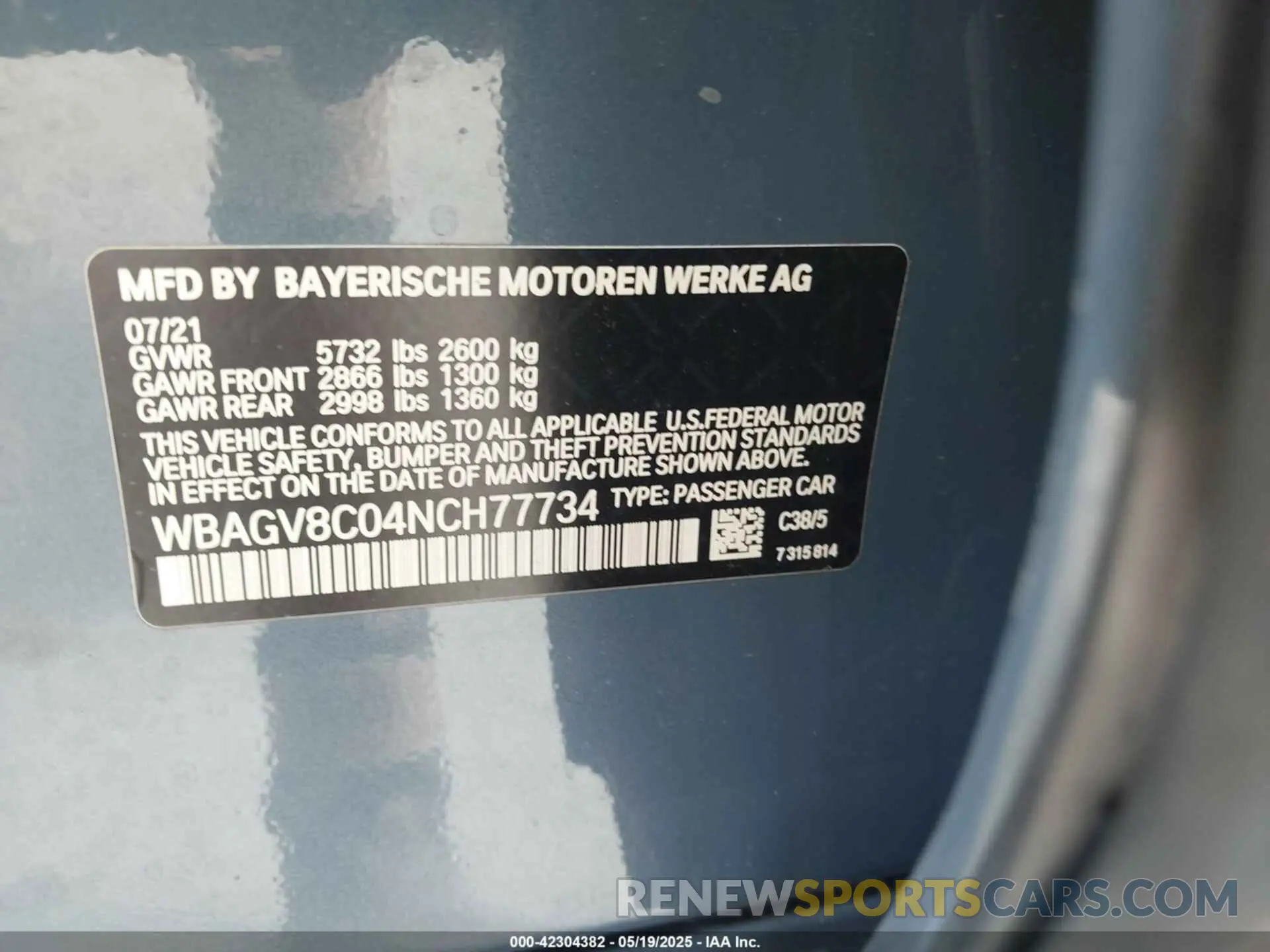 9 fotografías del automóvil dañado WBAGV8C04NCH77734 BMW M850I GTAN COUPE 2022