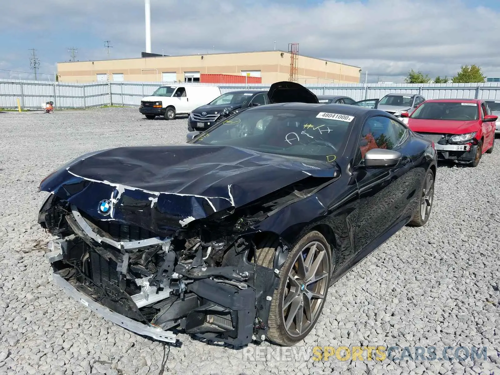 2 fotografías del automóvil dañado WBABC4C58KBJ35665 BMW M850XI 2019