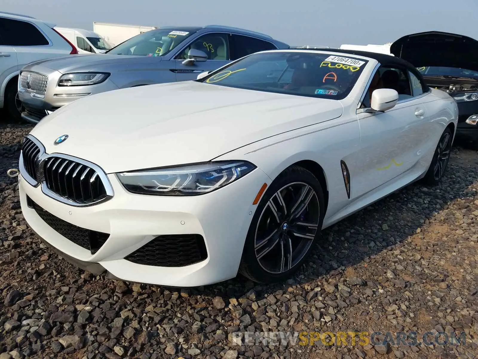 2 fotografías del automóvil dañado WBAFY4C55KBX39483 BMW M850XI 2019