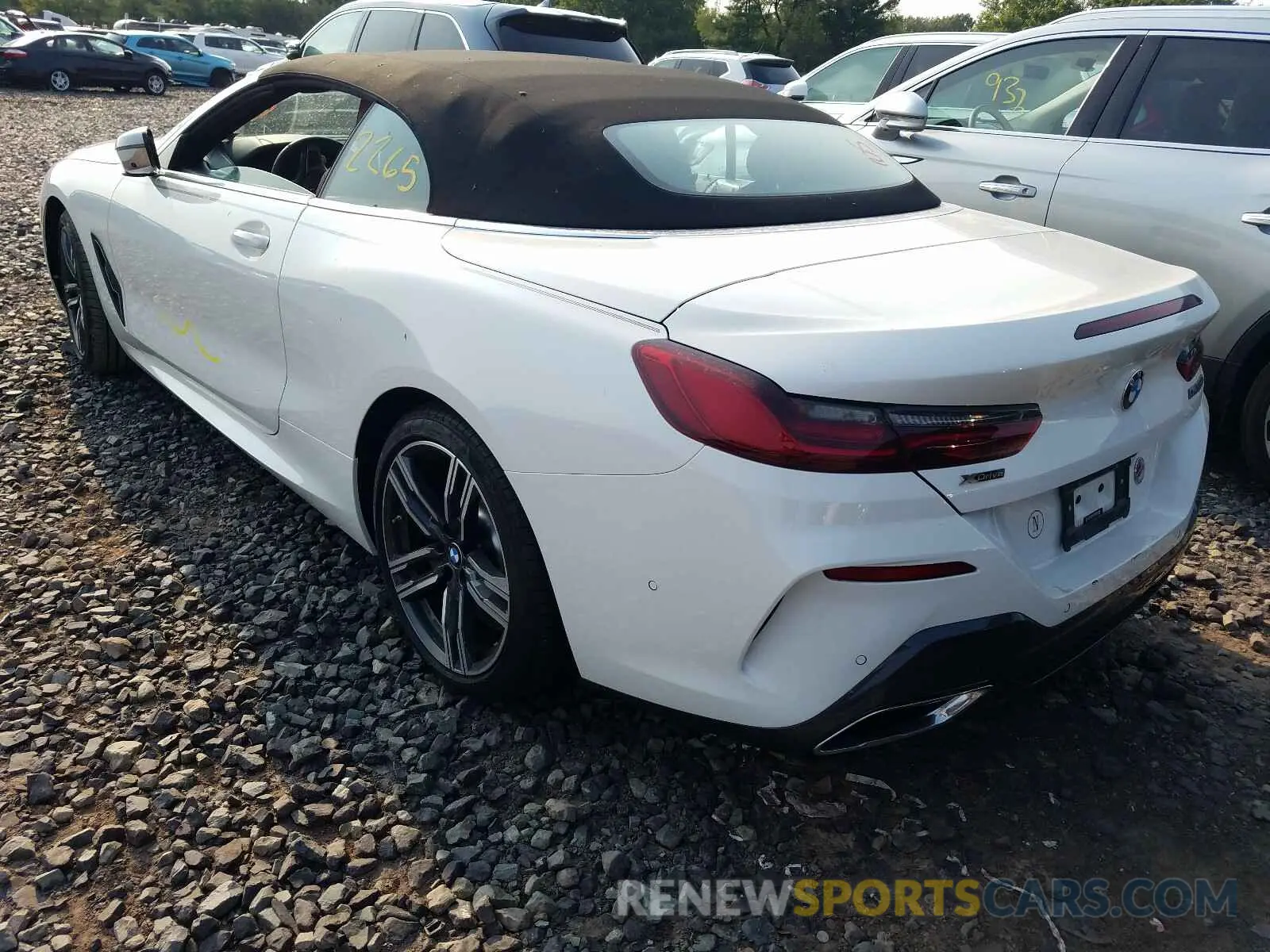 3 fotografías del automóvil dañado WBAFY4C55KBX39483 BMW M850XI 2019