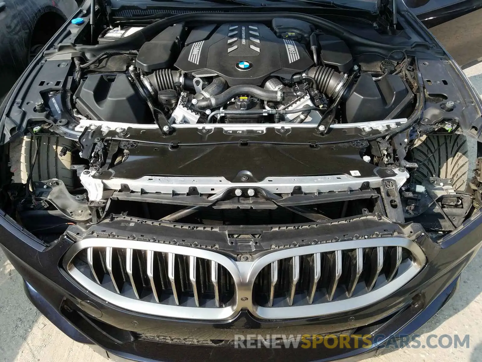 7 fotografías del automóvil dañado WBAFY4C56KBX29609 BMW M850XI 2019