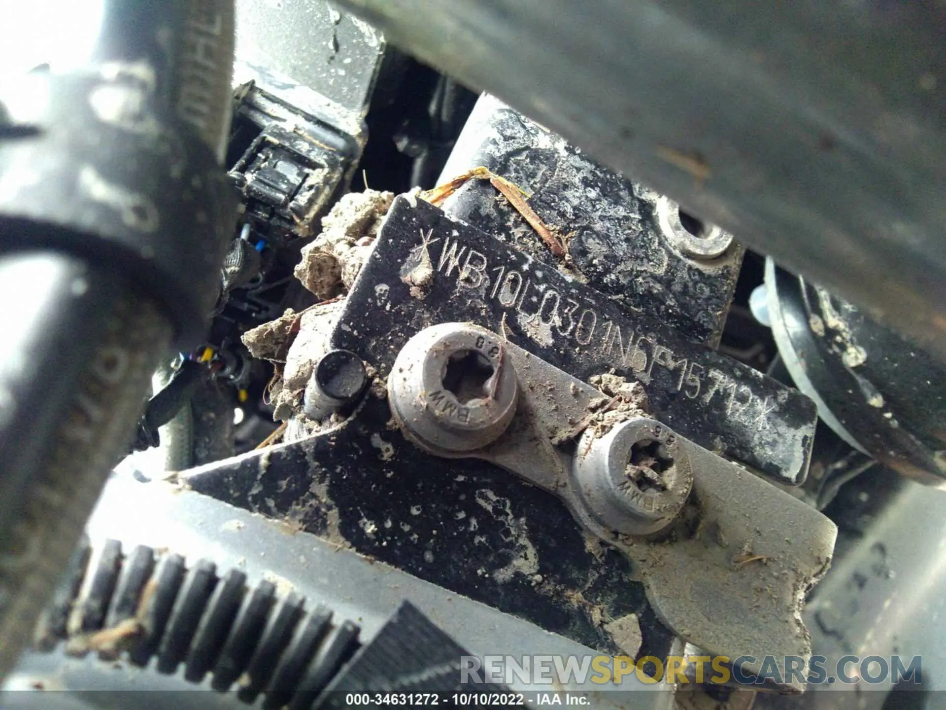 10 fotografías del automóvil dañado WB10L0301N6F15712 BMW MC 2022