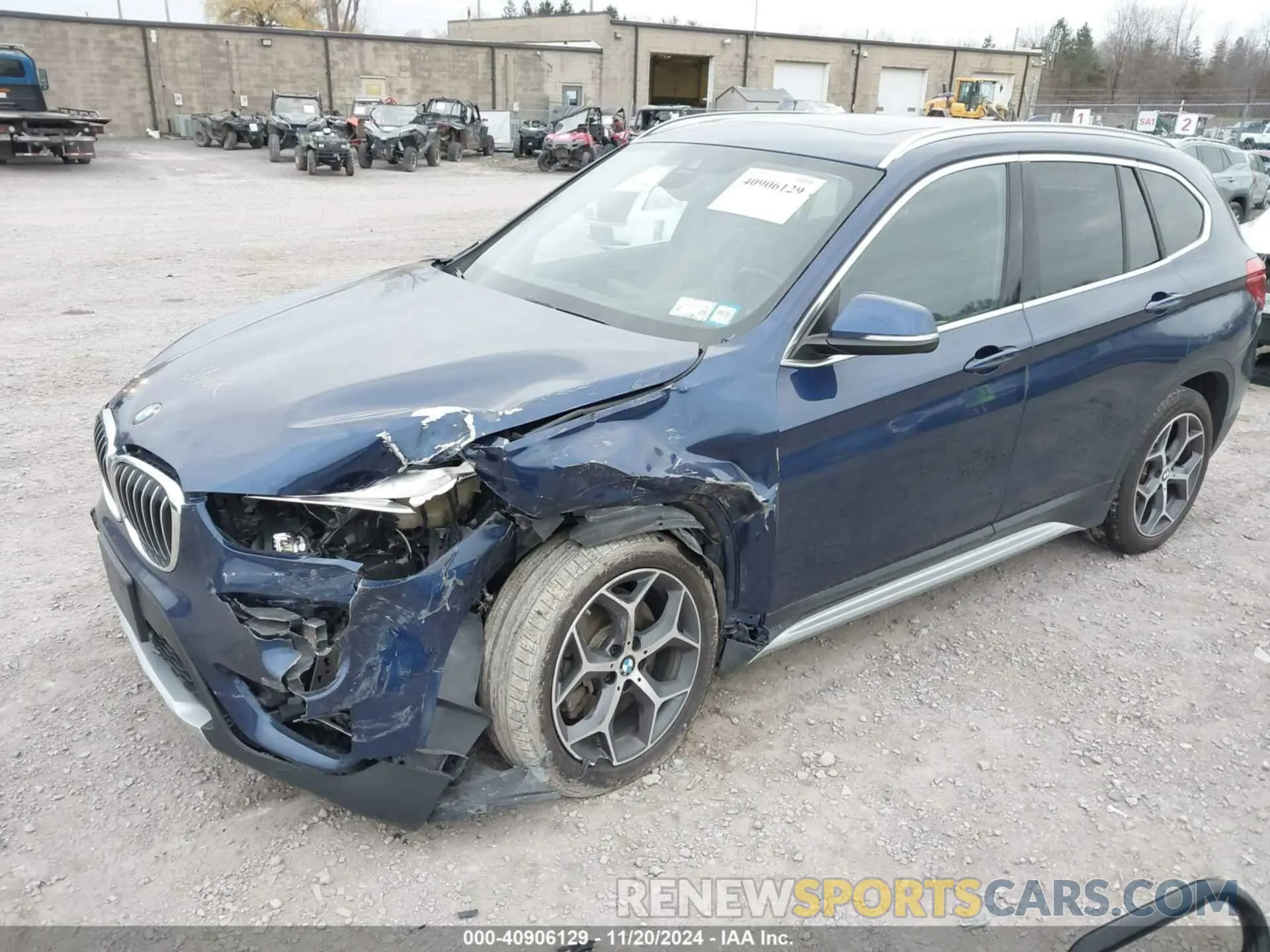 2 fotografías del automóvil dañado WBXHT3C53K3H35498 BMW X1 2019