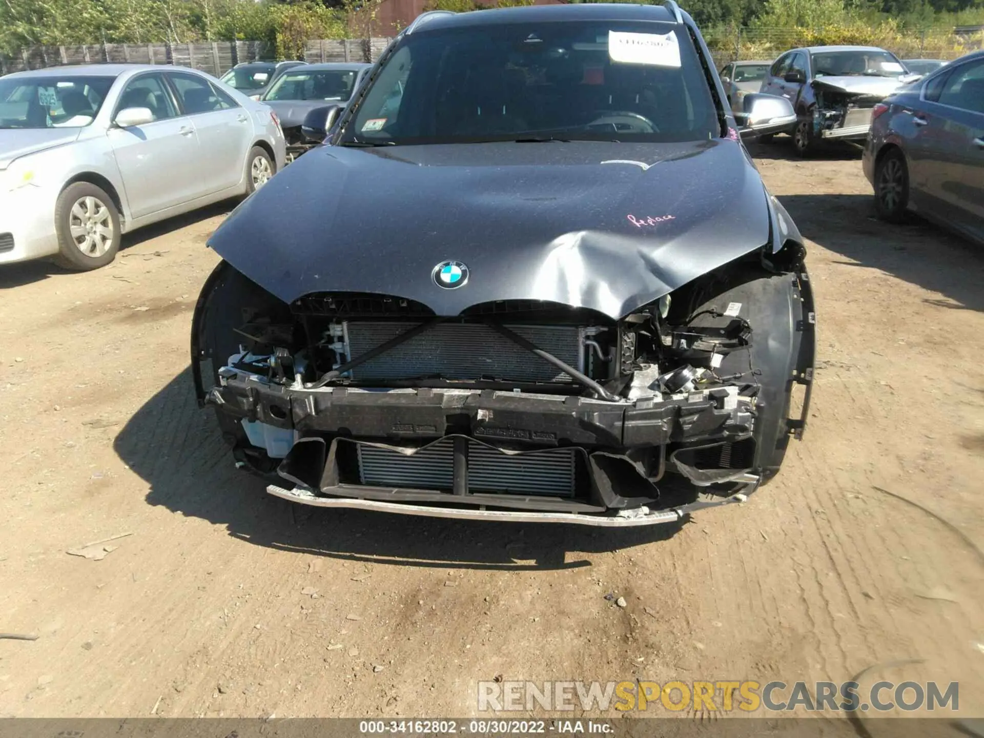 6 fotografías del automóvil dañado WBXHT3C53K3H35548 BMW X1 2019