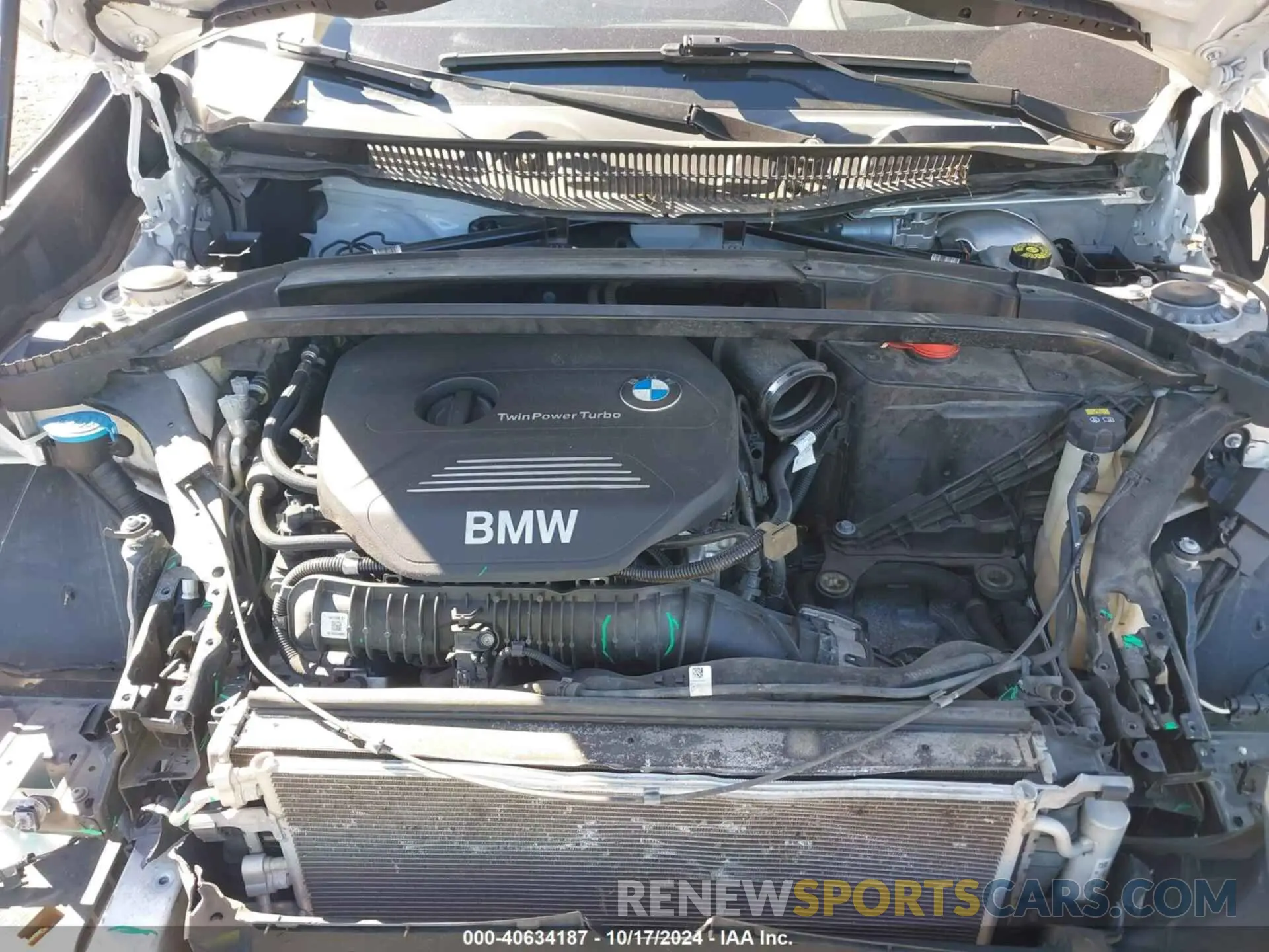 10 fotografías del automóvil dañado WBXHT3C53K5L89891 BMW X1 2019