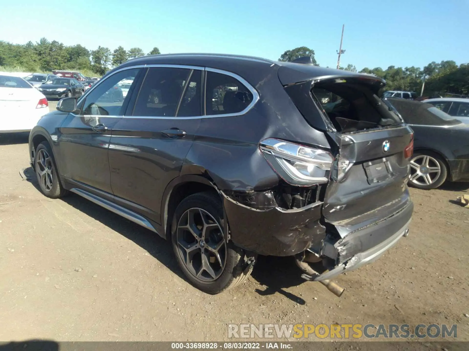 3 fotografías del automóvil dañado WBXHT3C55K5L91402 BMW X1 2019