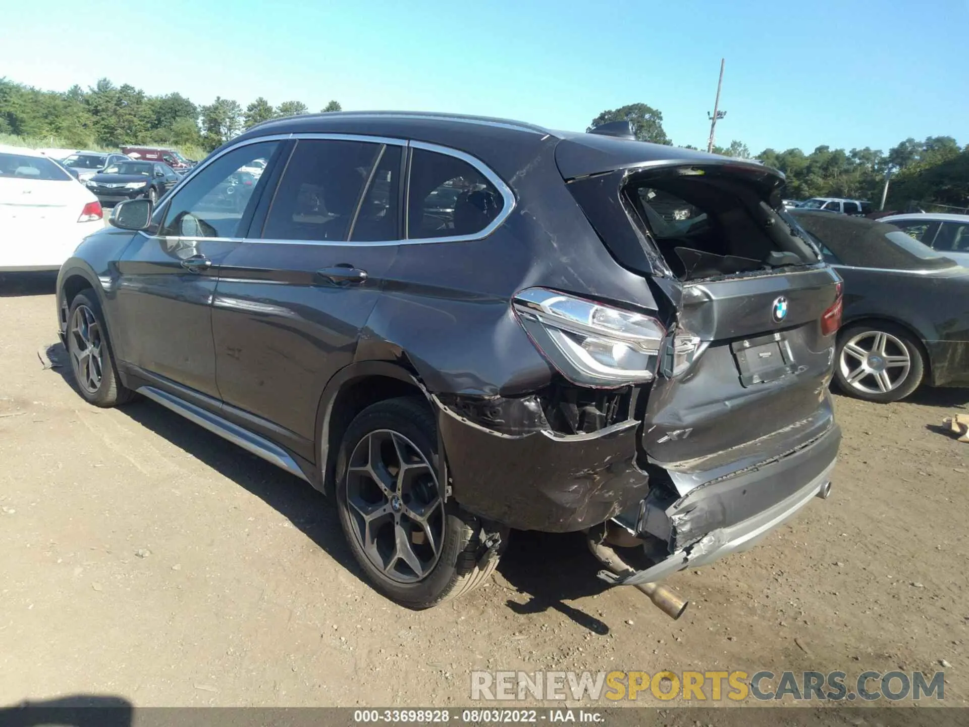 6 fotografías del automóvil dañado WBXHT3C55K5L91402 BMW X1 2019