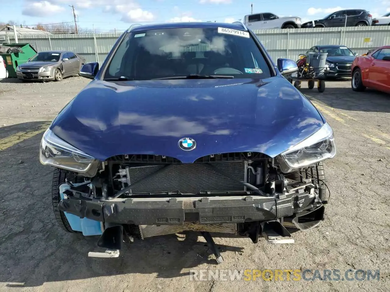 5 fotografías del automóvil dañado WBXHT3C56K5L90971 BMW X1 2019