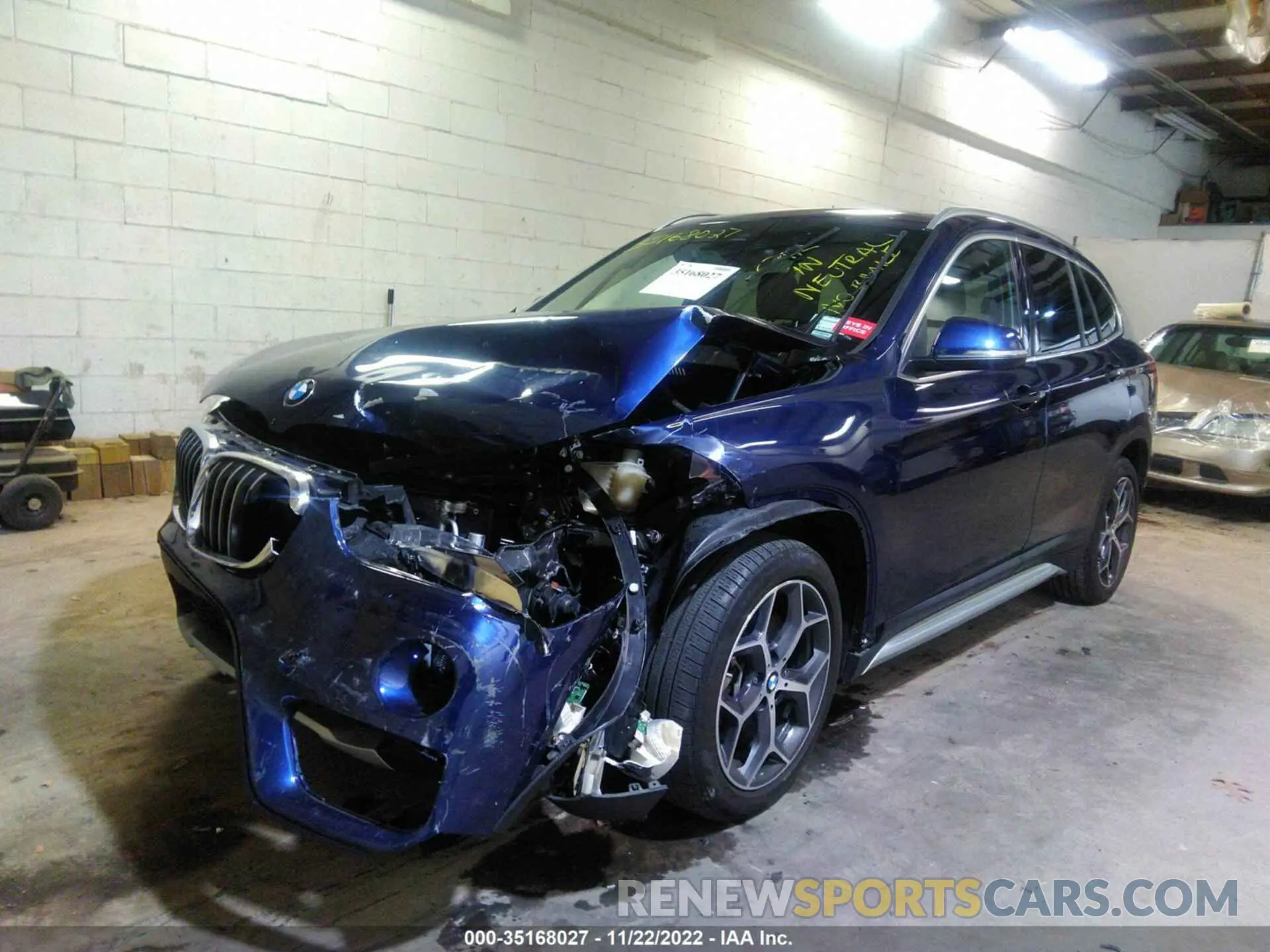 2 fotografías del automóvil dañado WBXHT3C58K3H35366 BMW X1 2019