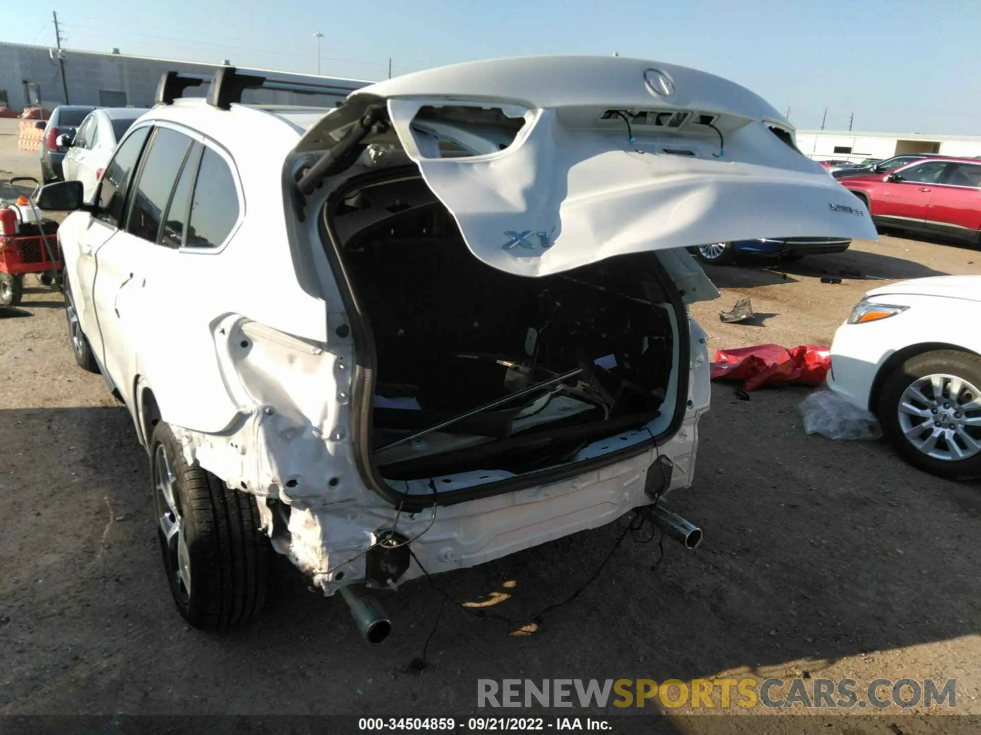 6 fotografías del automóvil dañado WBXHT3C58K5L90342 BMW X1 2019
