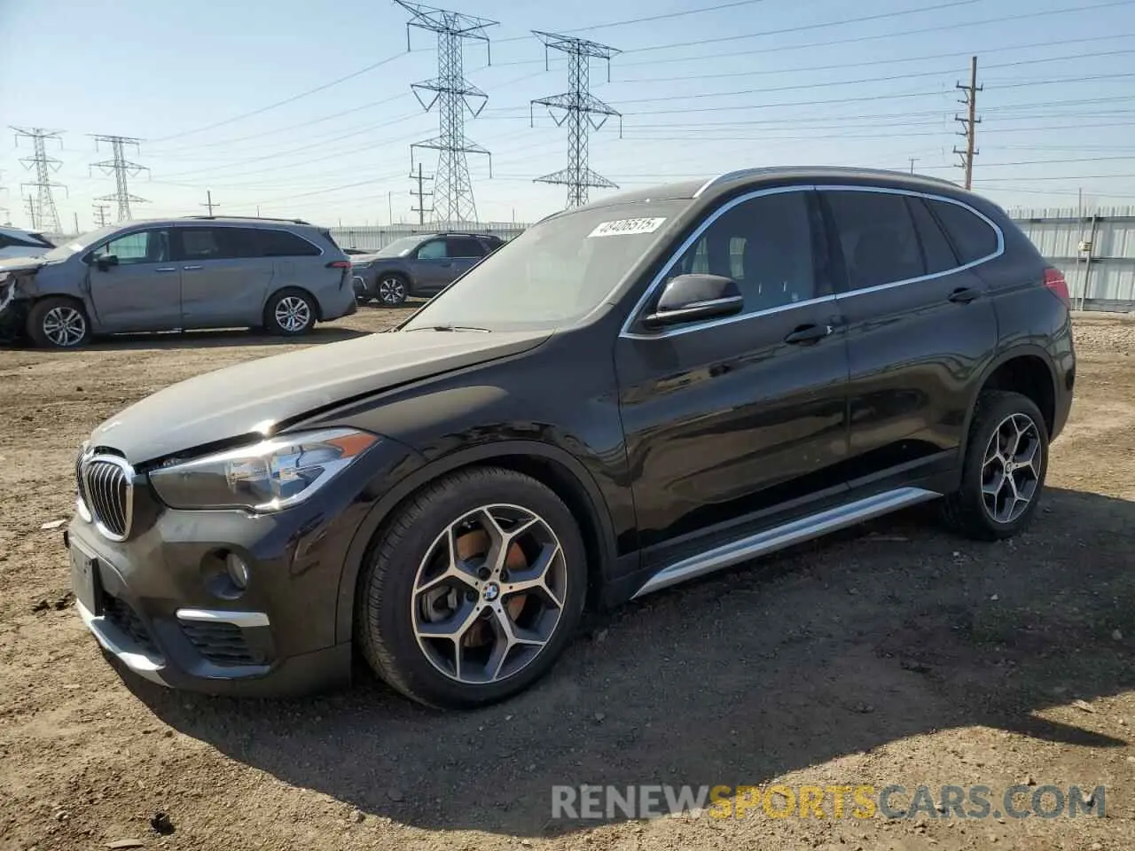 1 fotografías del automóvil dañado WBXHT3C59K5L90348 BMW X1 2019