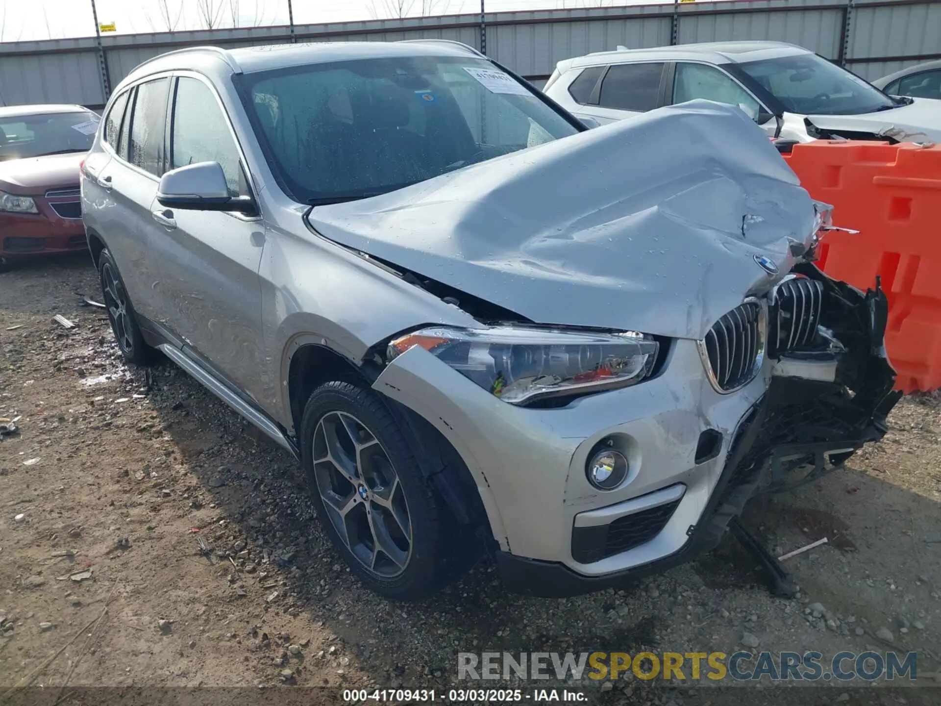 1 fotografías del automóvil dañado WBXHU7C52K3H44360 BMW X1 2019