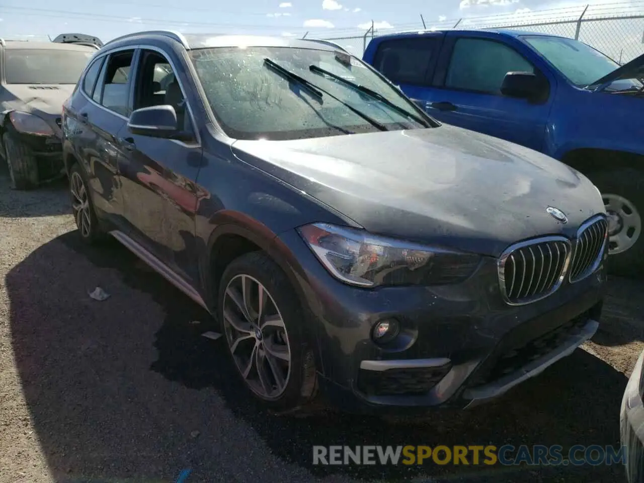 1 fotografías del automóvil dañado WBXHU7C54K5L11284 BMW X1 2019