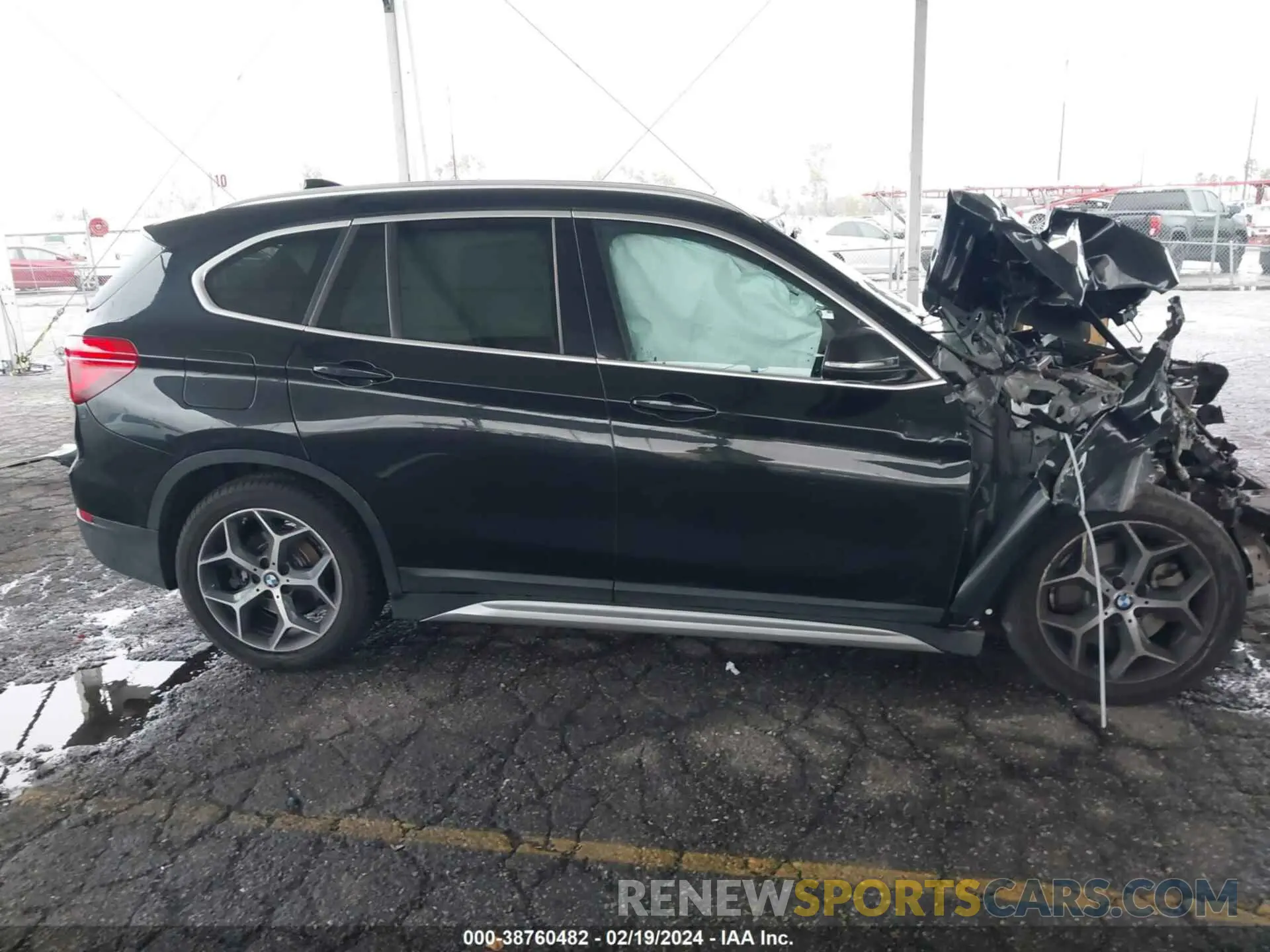 14 fotografías del automóvil dañado WBXHU7C55K5L11228 BMW X1 2019