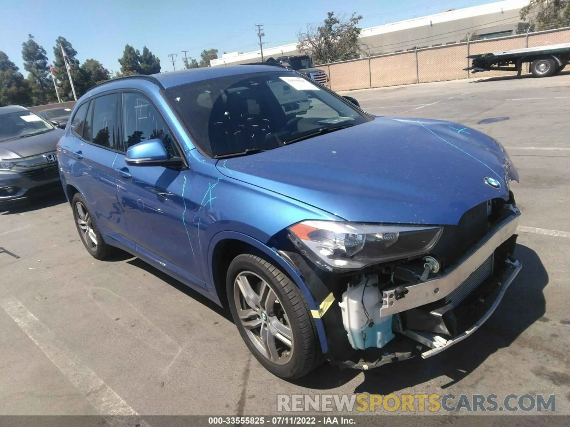 1 fotografías del automóvil dañado WBXHU7C58K5L10851 BMW X1 2019