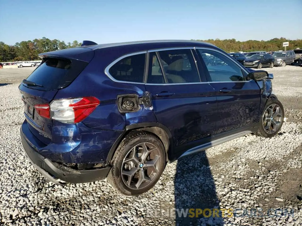 3 fotografías del automóvil dañado WBXHU7C5XK3H45420 BMW X1 2019
