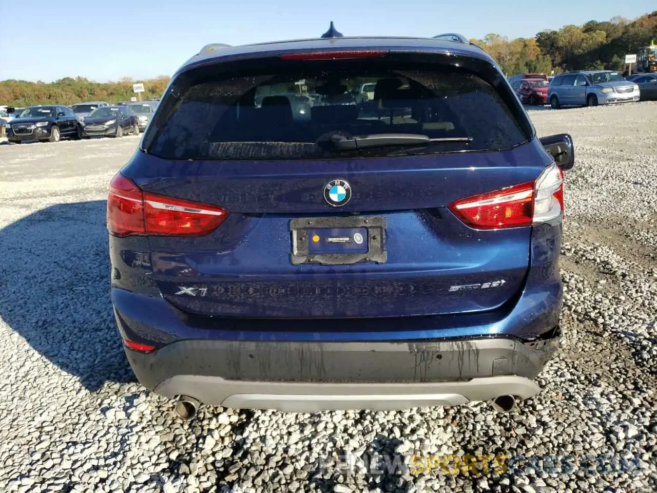 6 fotografías del automóvil dañado WBXHU7C5XK3H45420 BMW X1 2019