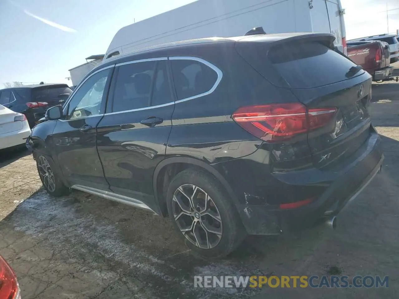 2 fotografías del automóvil dañado WBXJG7C01L5R36417 BMW X1 2020