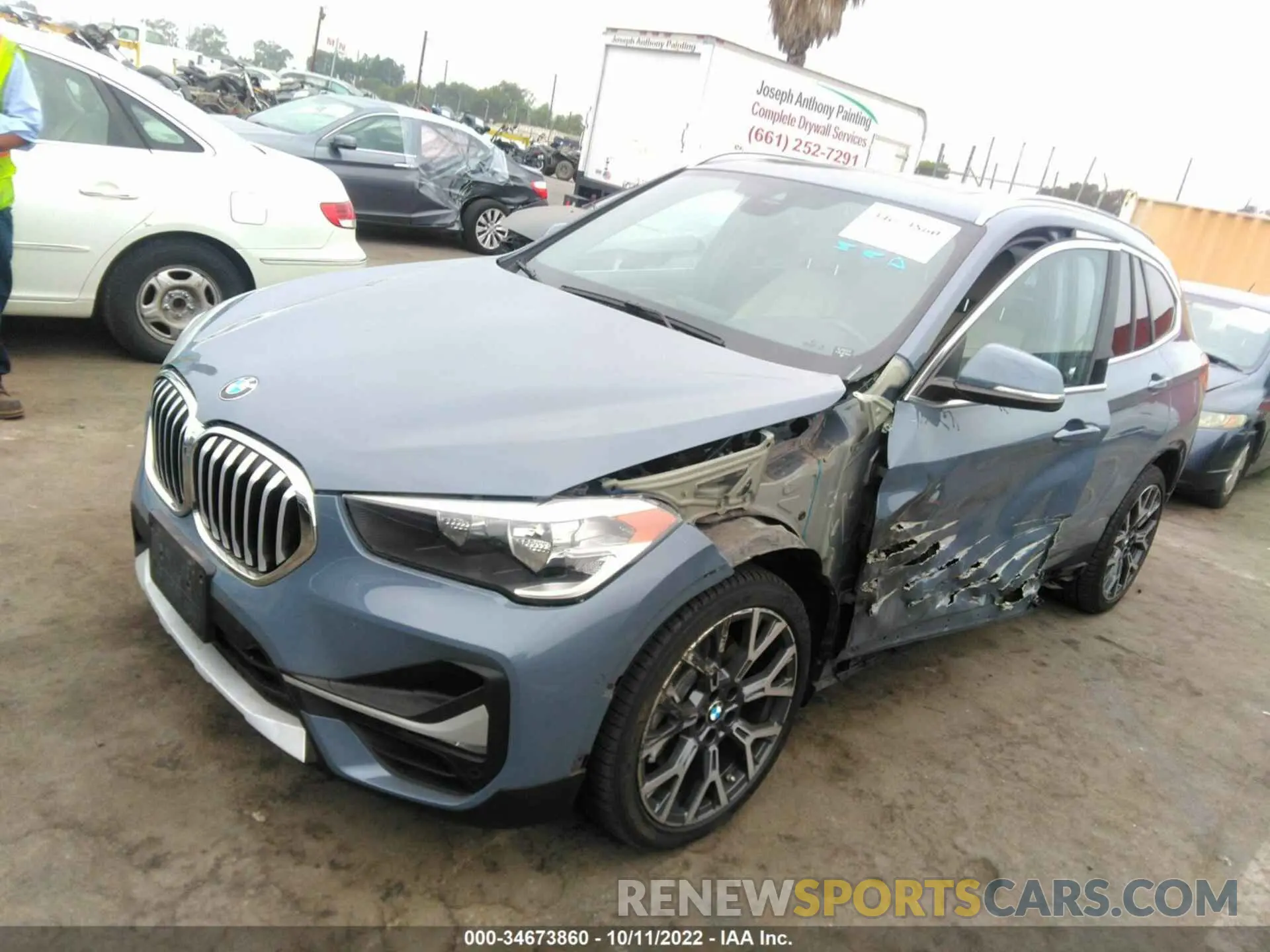2 fotografías del automóvil dañado WBXJG7C03L3L88397 BMW X1 2020