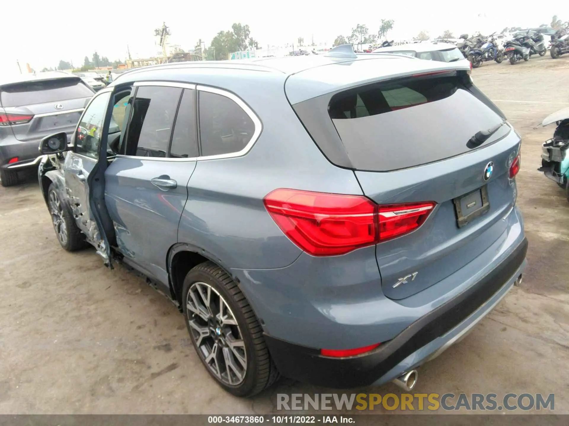 3 fotografías del automóvil dañado WBXJG7C03L3L88397 BMW X1 2020
