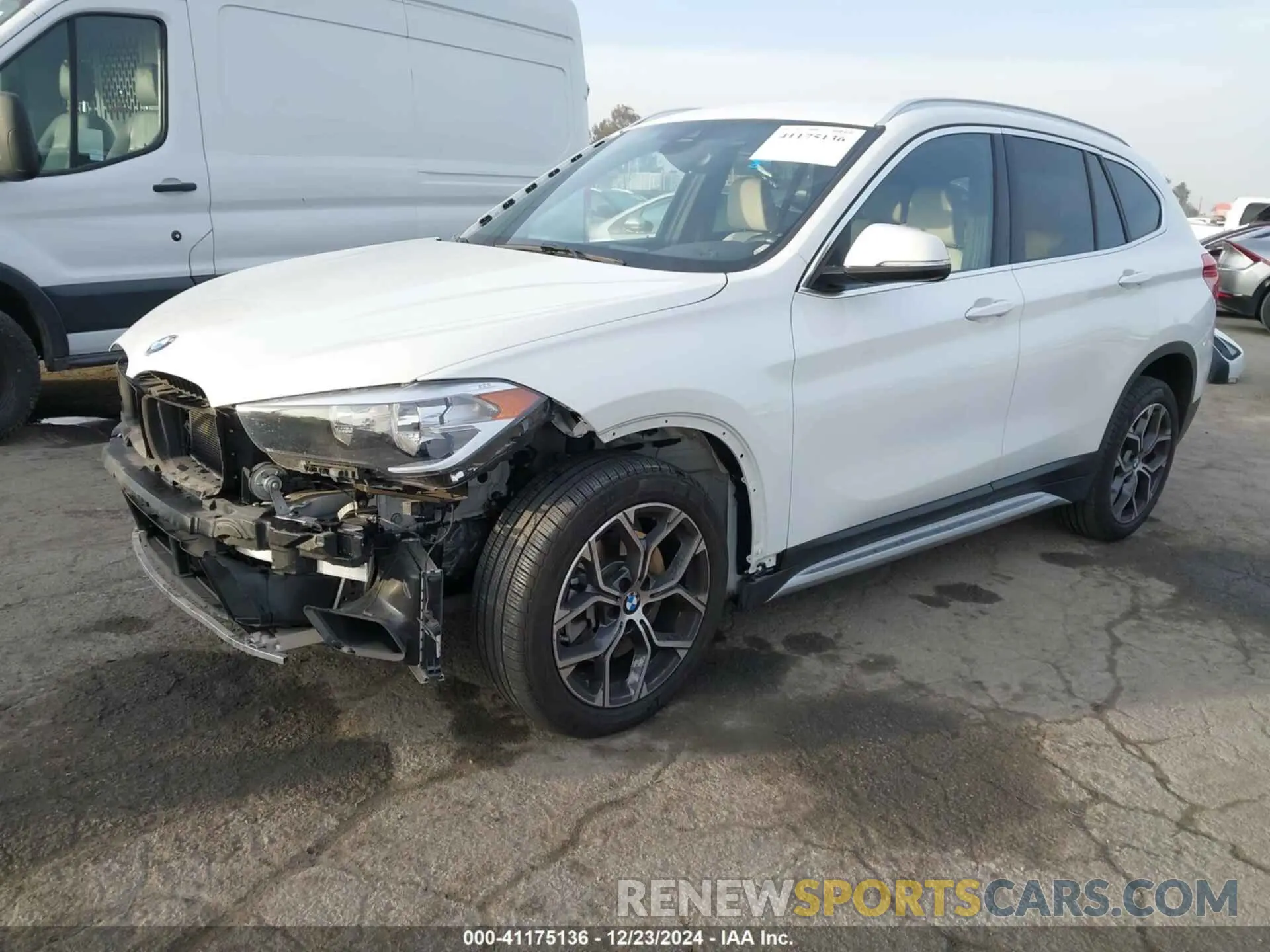 2 fotografías del automóvil dañado WBXJG7C07L5P25626 BMW X1 2020