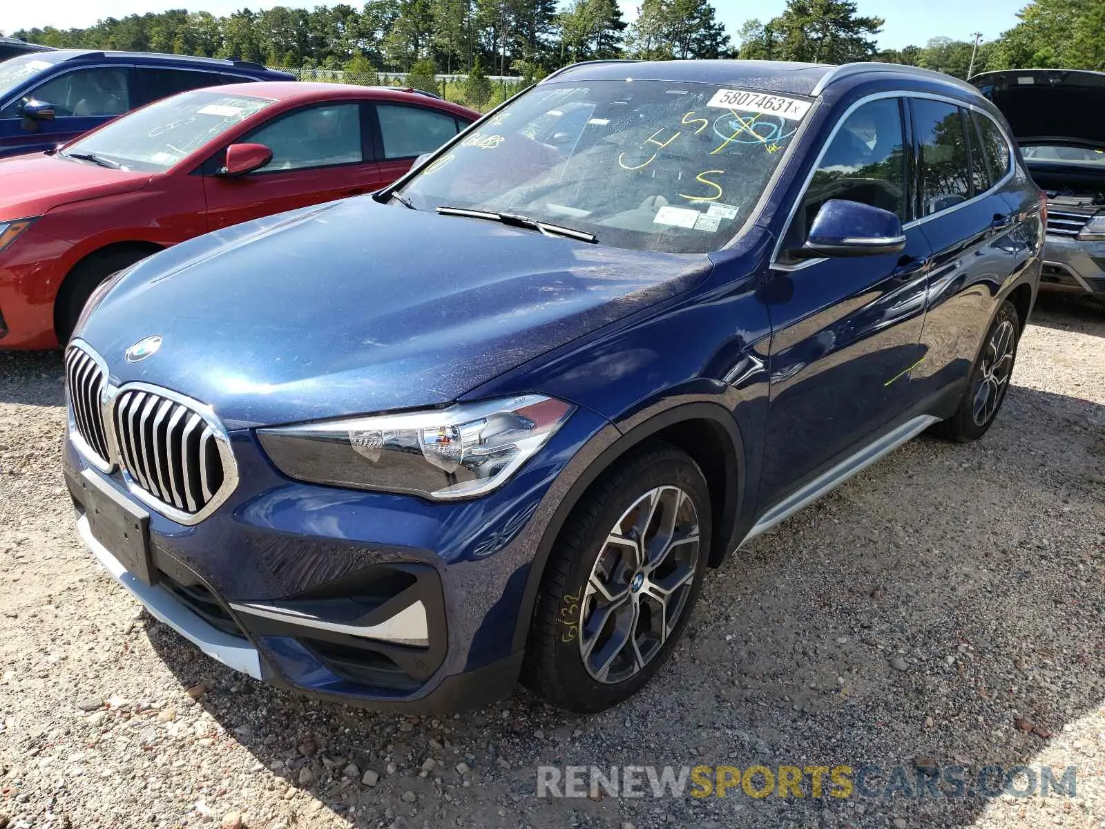 2 fotografías del automóvil dañado WBXJG9C01L5P79287 BMW X1 2020