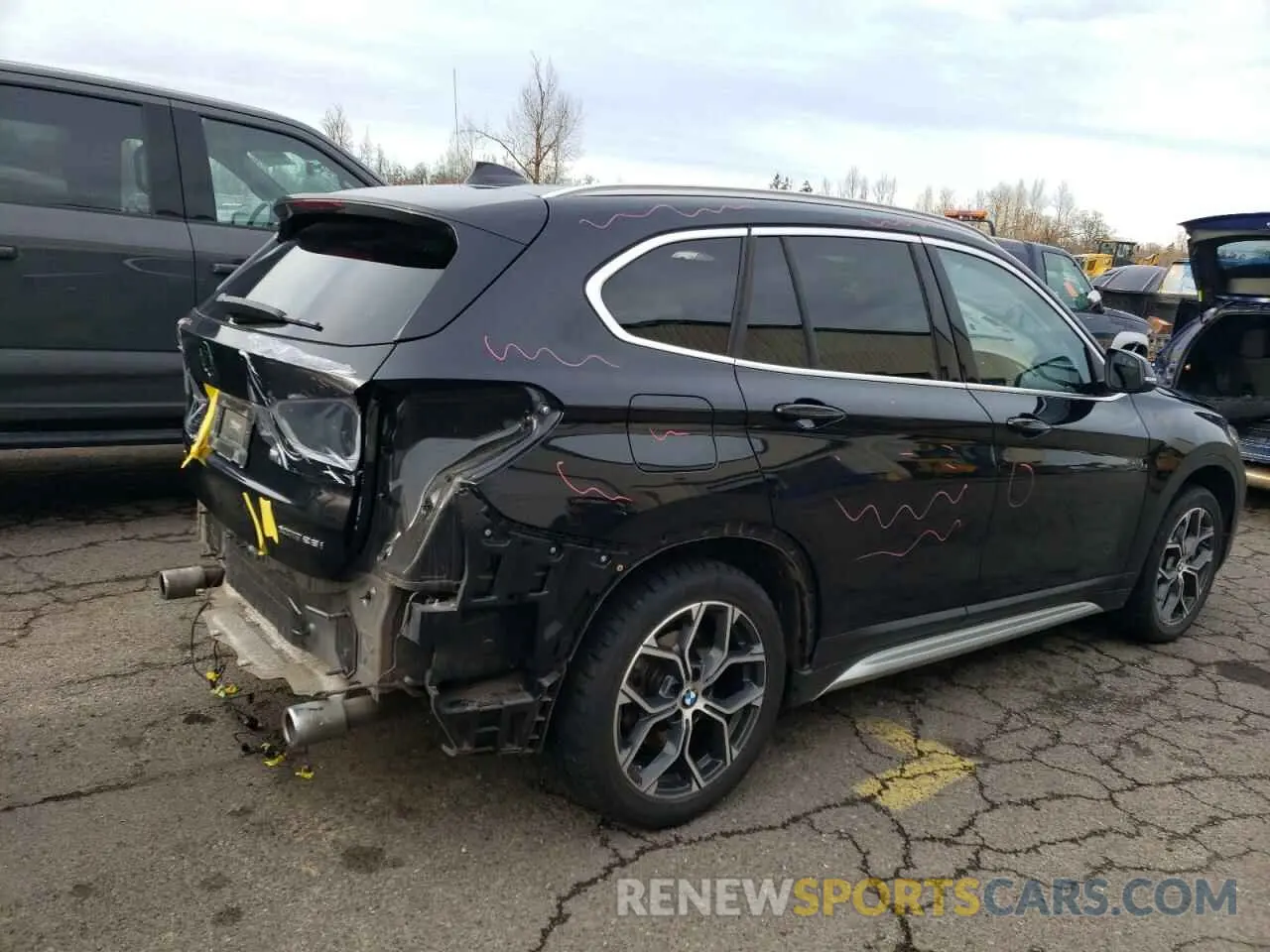 3 fotografías del automóvil dañado WBXJG9C02L5P82408 BMW X1 2020