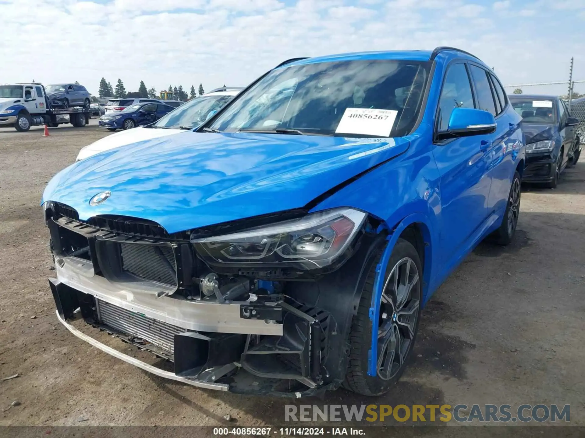2 fotografías del automóvil dañado WBXJG9C03L5P61230 BMW X1 2020