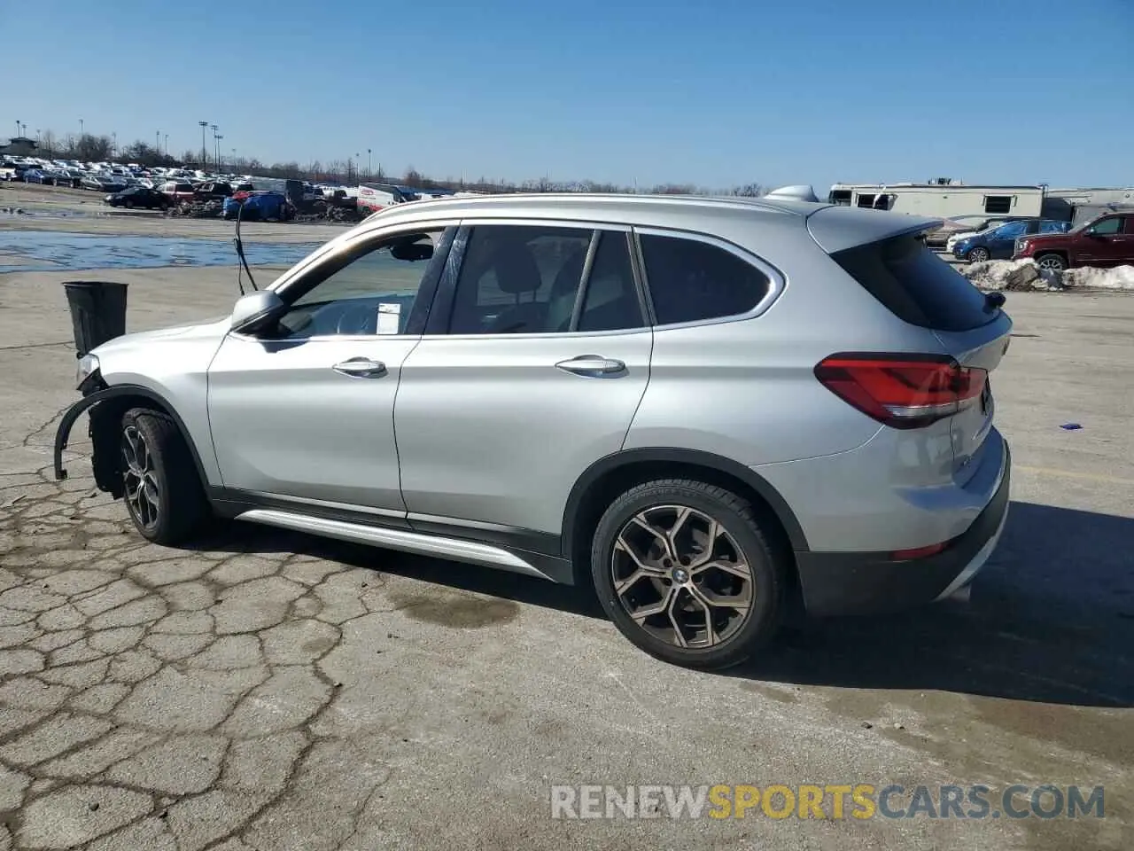 2 fotografías del automóvil dañado WBXJG9C05L3L31128 BMW X1 2020
