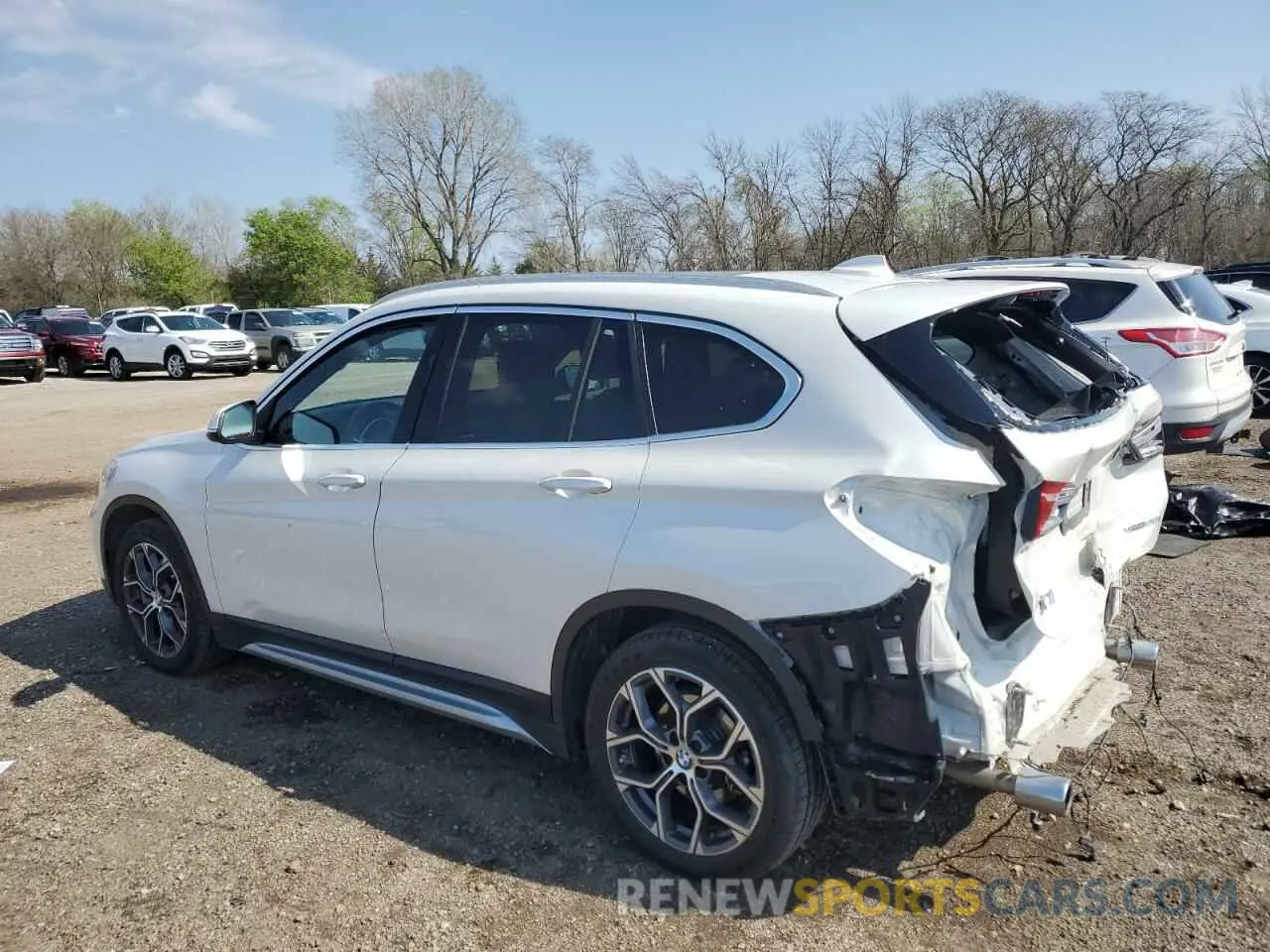 2 fotografías del automóvil dañado WBXJG9C06L5P53686 BMW X1 2020