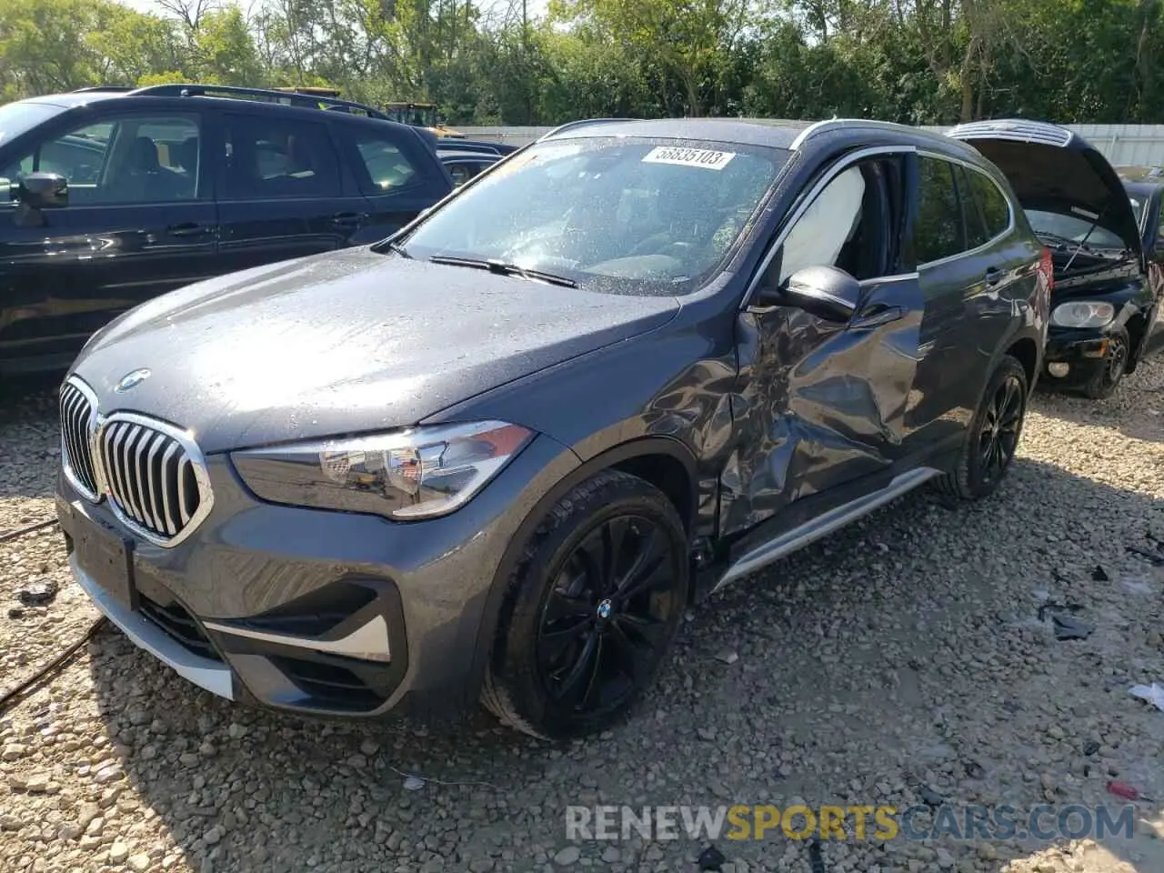 1 fotografías del automóvil dañado WBXJG9C0XL5P57546 BMW X1 2020