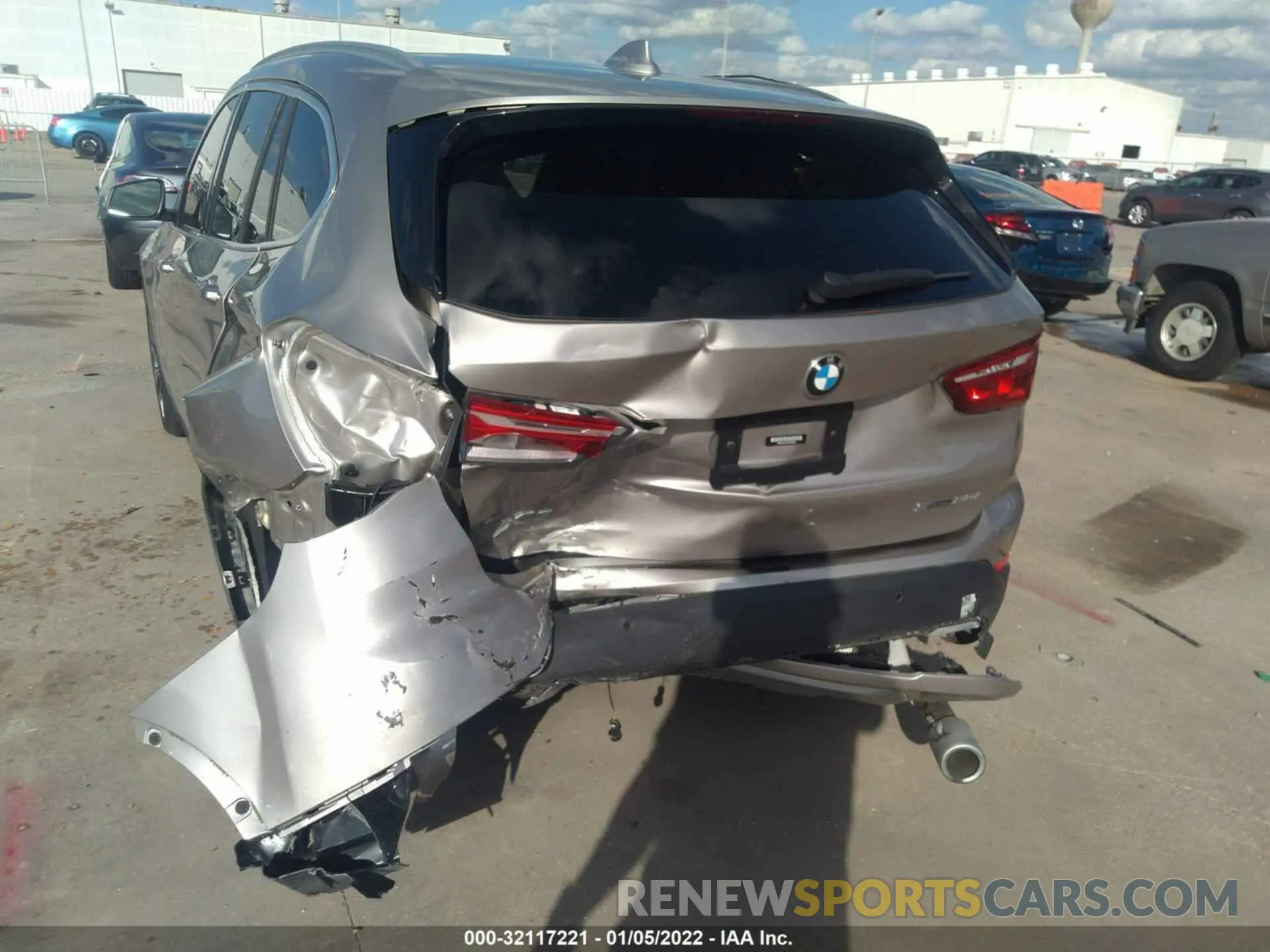 6 fotografías del automóvil dañado WBXJG7C04M5S35629 BMW X1 2021