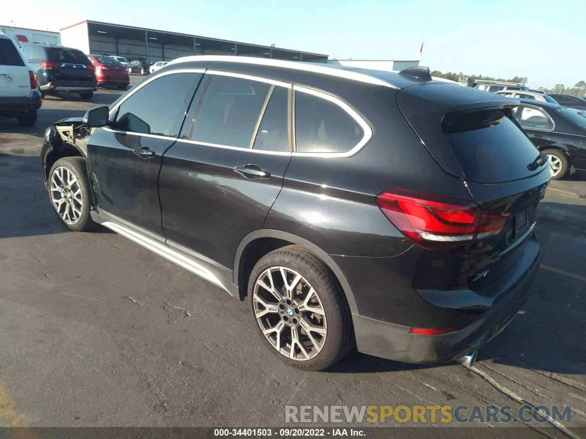 3 fotografías del automóvil dañado WBXJG7C06M5S23529 BMW X1 2021