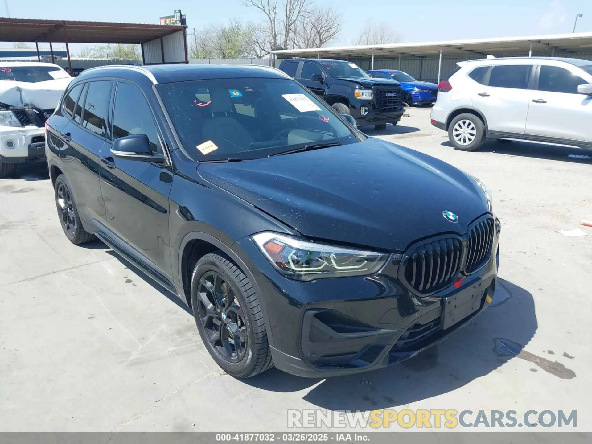 1 fotografías del automóvil dañado WBXJG7C07M3M65841 BMW X1 2021
