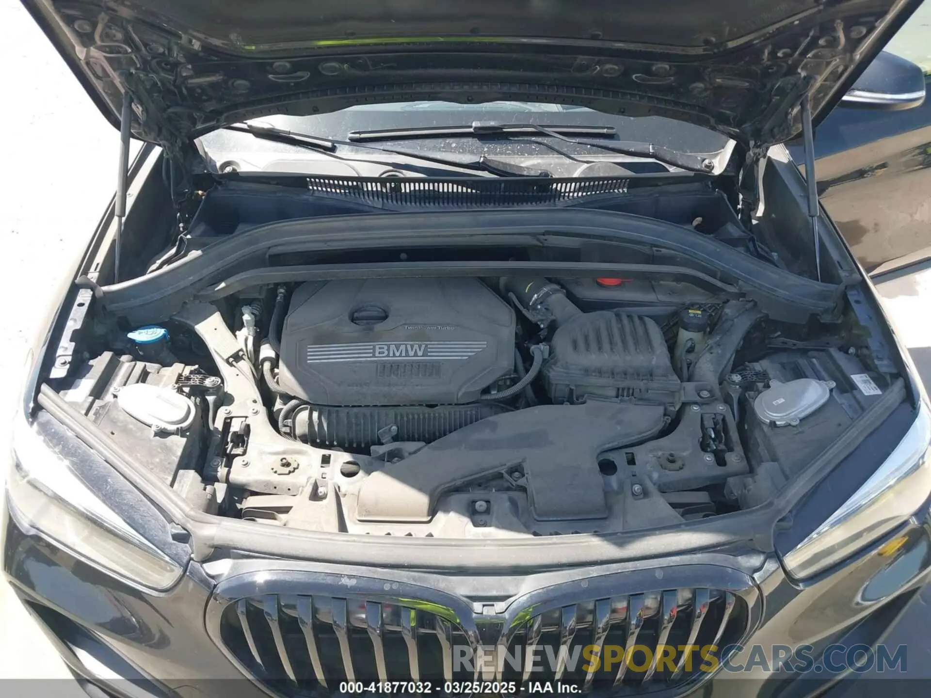 10 fotografías del automóvil dañado WBXJG7C07M3M65841 BMW X1 2021
