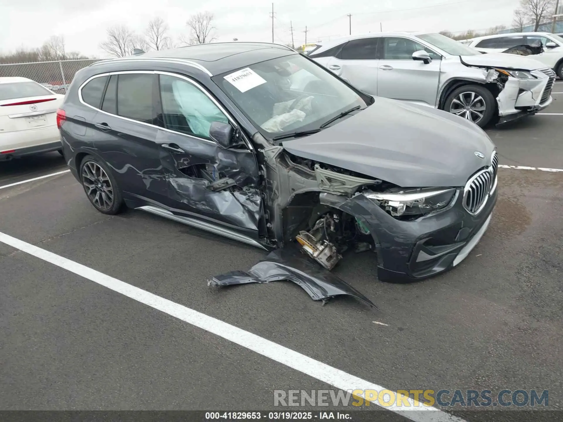 1 fotografías del automóvil dañado WBXJG7C07M5S08831 BMW X1 2021