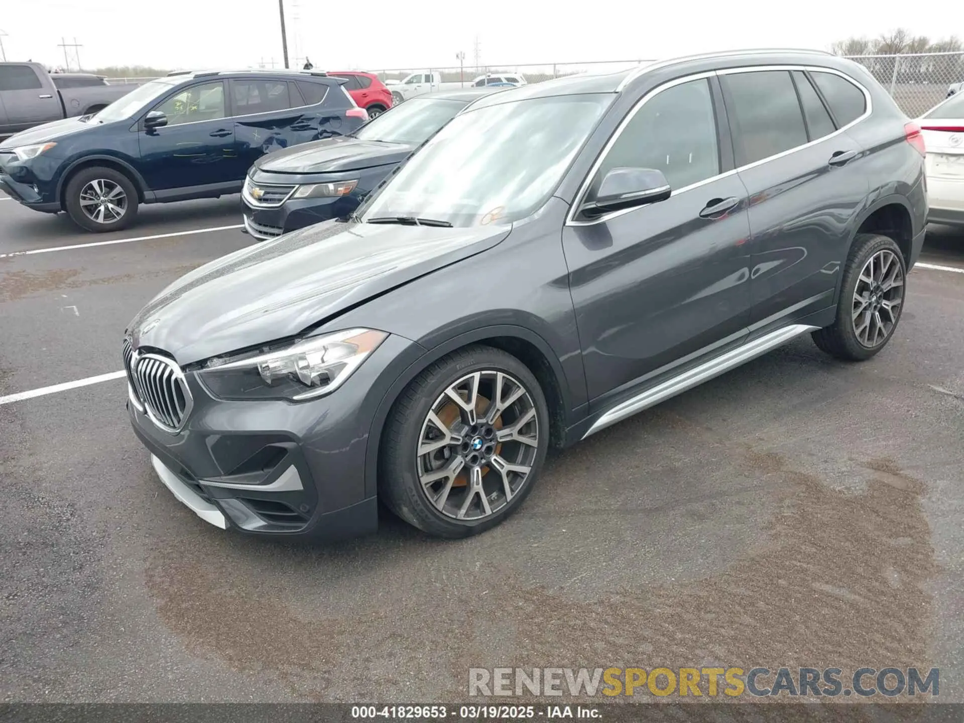 2 fotografías del automóvil dañado WBXJG7C07M5S08831 BMW X1 2021