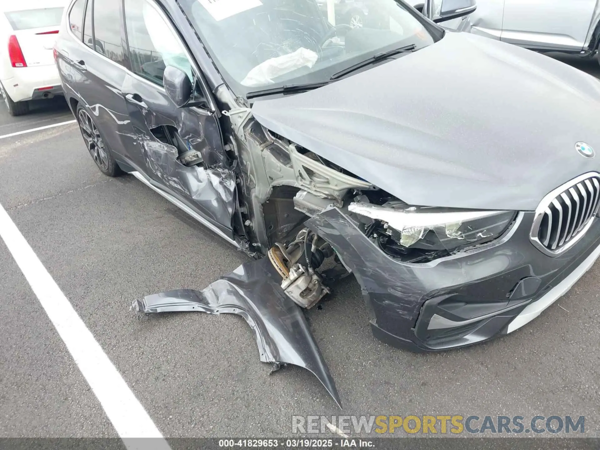 6 fotografías del automóvil dañado WBXJG7C07M5S08831 BMW X1 2021
