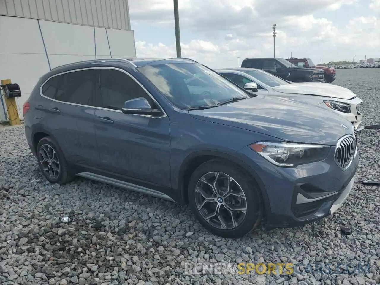 4 fotografías del automóvil dañado WBXJG7C07M5U08432 BMW X1 2021