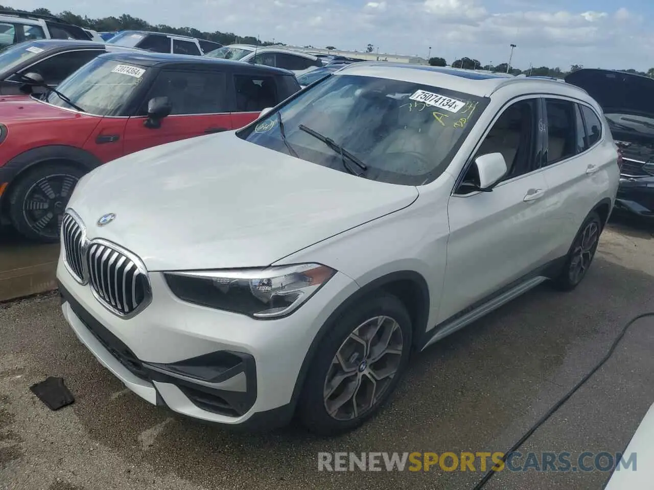 1 fotografías del automóvil dañado WBXJG7C08M5T05455 BMW X1 2021