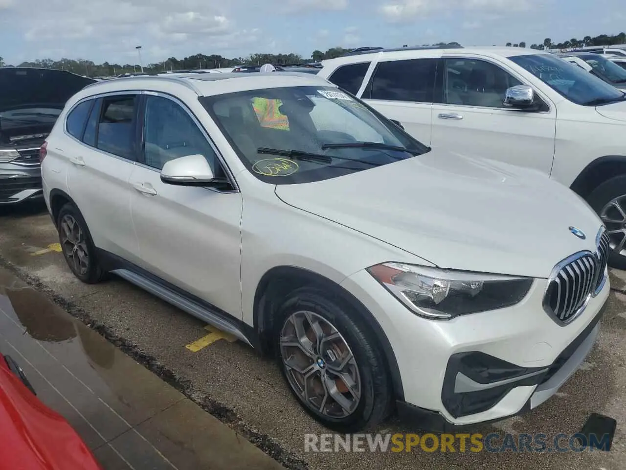 4 fotografías del automóvil dañado WBXJG7C08M5T05455 BMW X1 2021