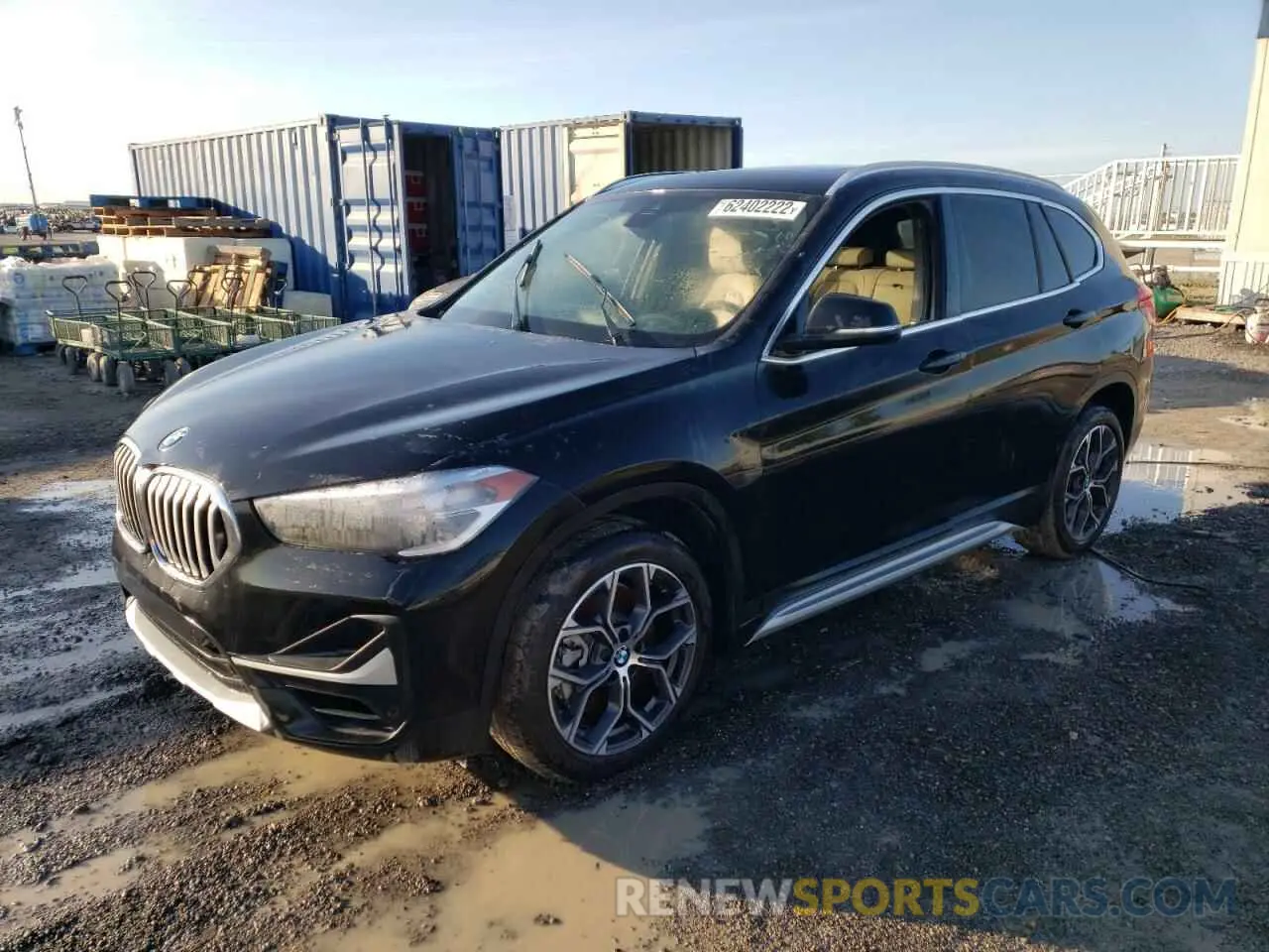 1 fotografías del automóvil dañado WBXJG7C08M5T86974 BMW X1 2021