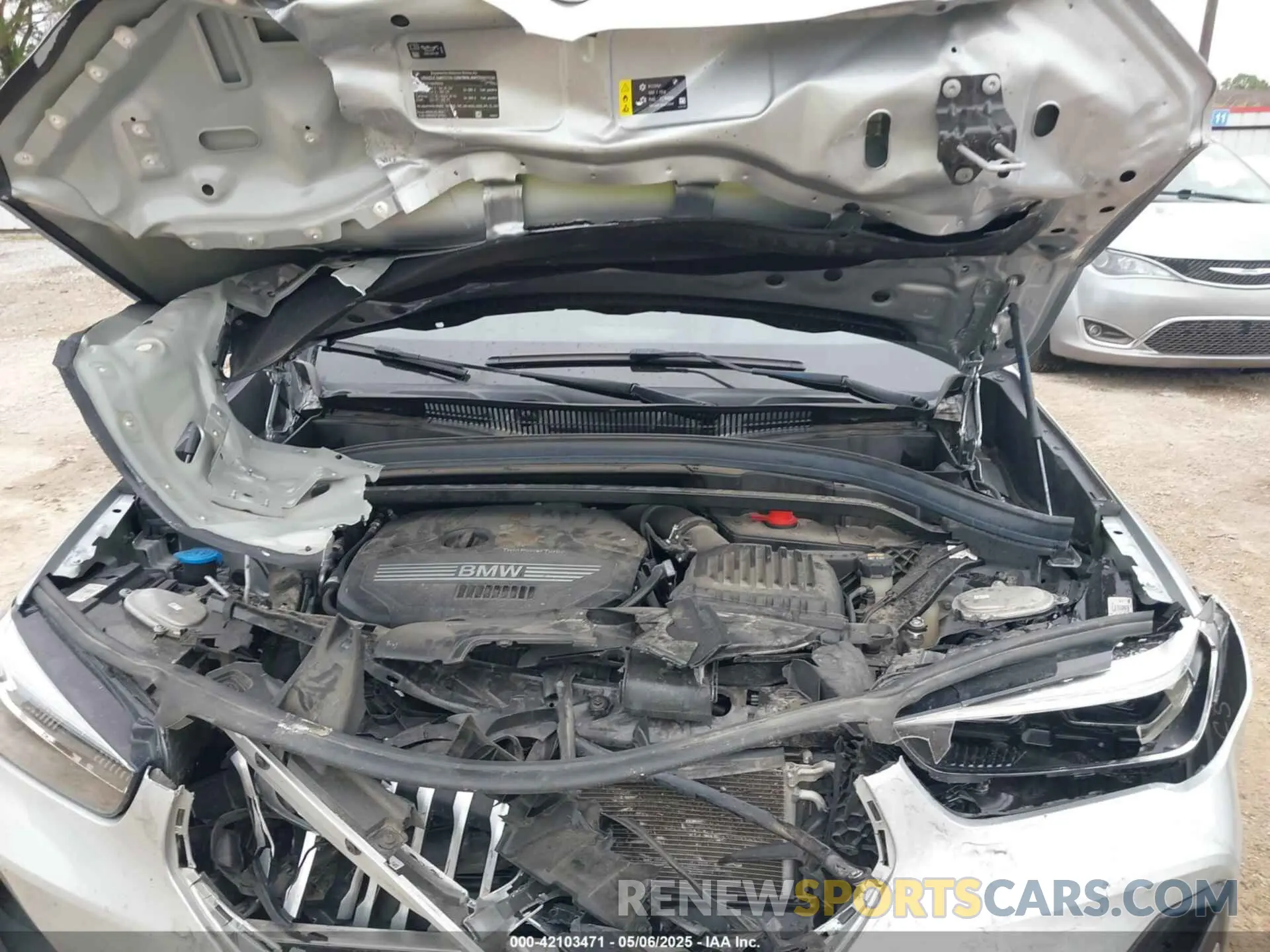 10 fotografías del automóvil dañado WBXJG7C09M5T44362 BMW X1 2021