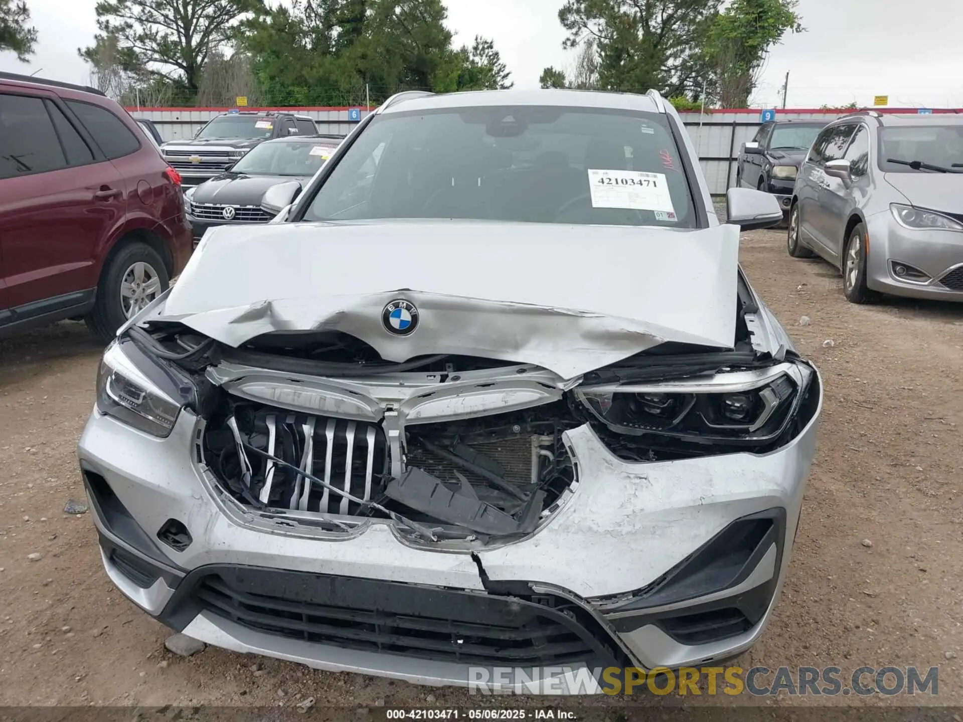 6 fotografías del automóvil dañado WBXJG7C09M5T44362 BMW X1 2021