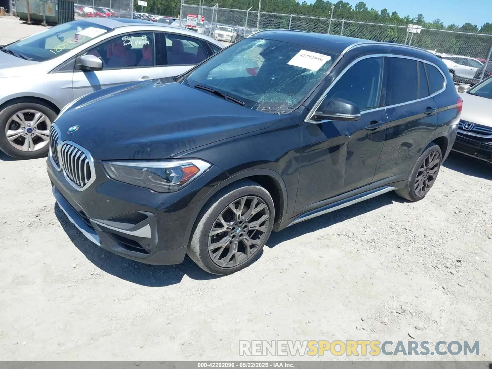 2 fotografías del automóvil dañado WBXJG7C0XM5T37677 BMW X1 2021